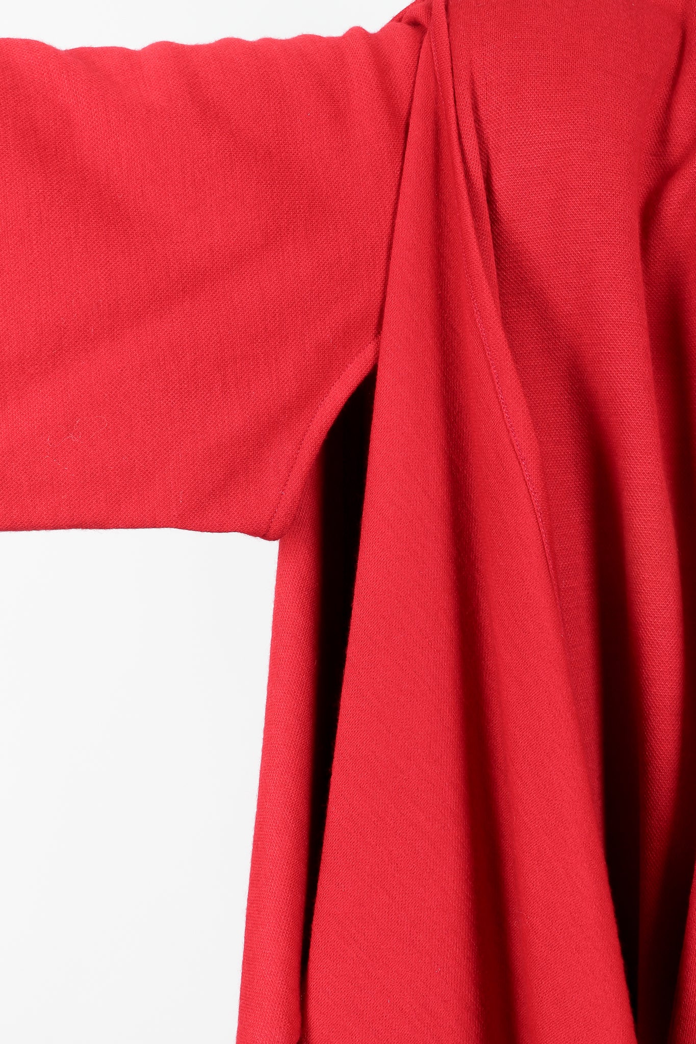 Red Knit Cape Coat & Pant Set - Image 13