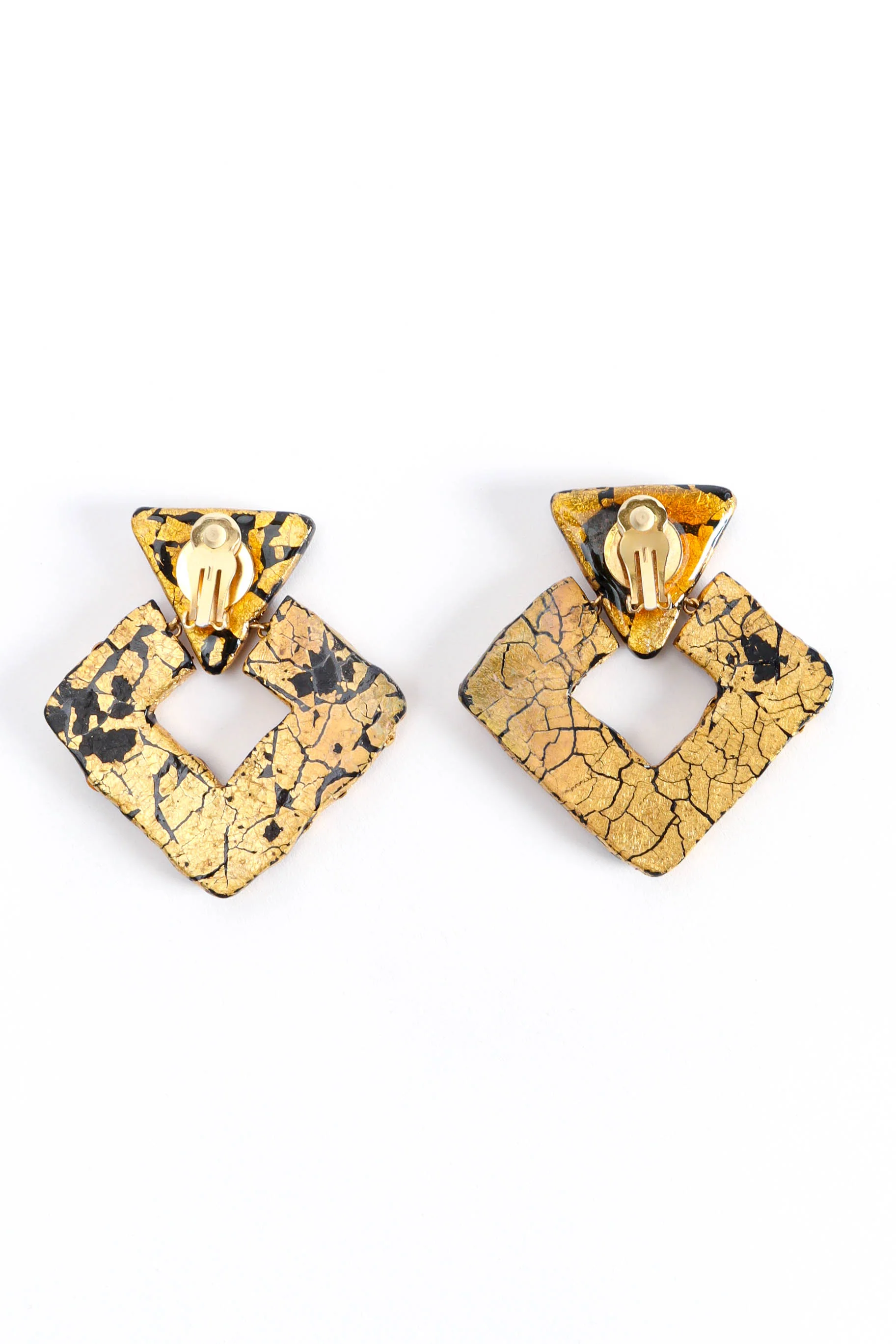 Regal Pyramid Drop Earrings - Image 5