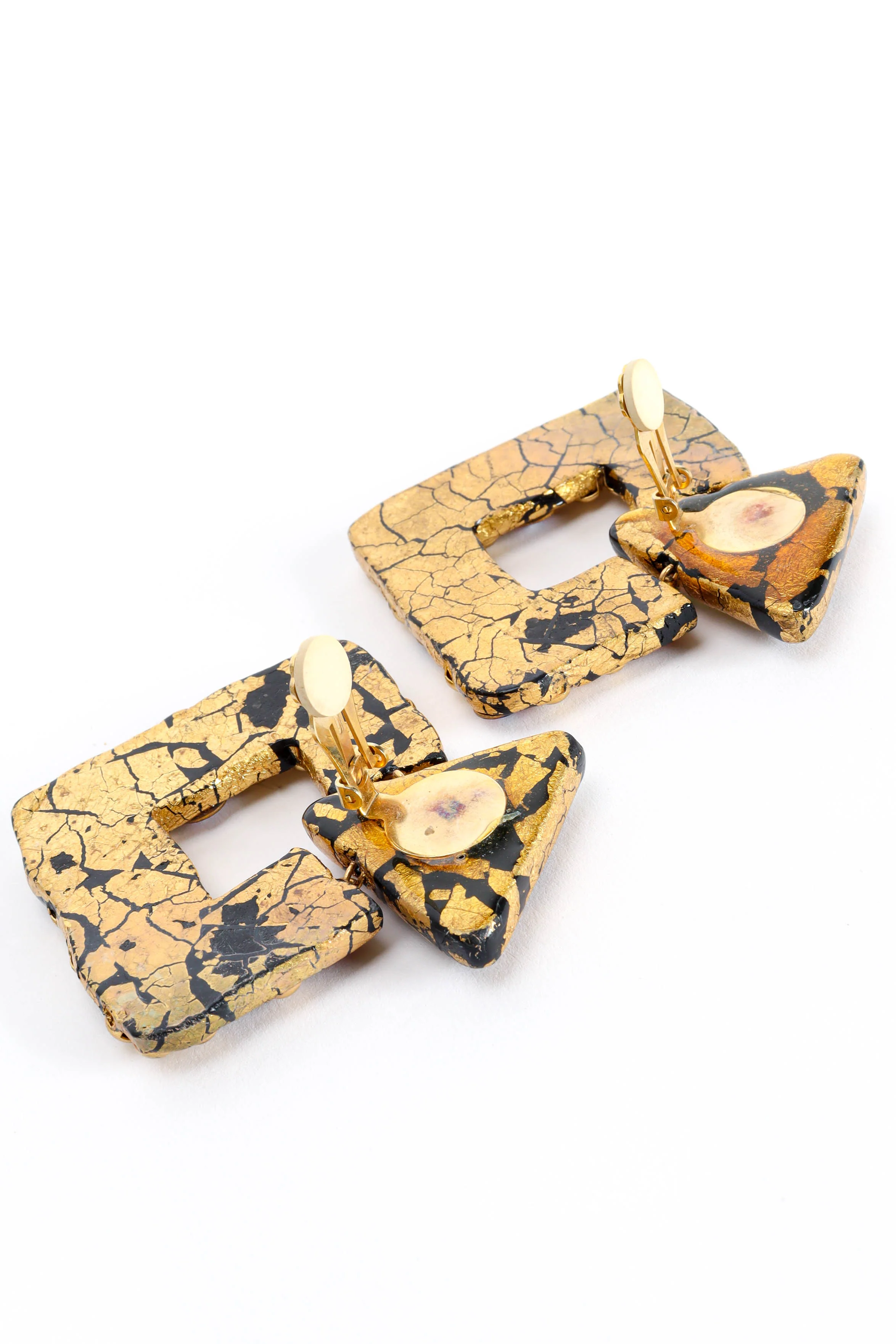 Regal Pyramid Drop Earrings - Image 7
