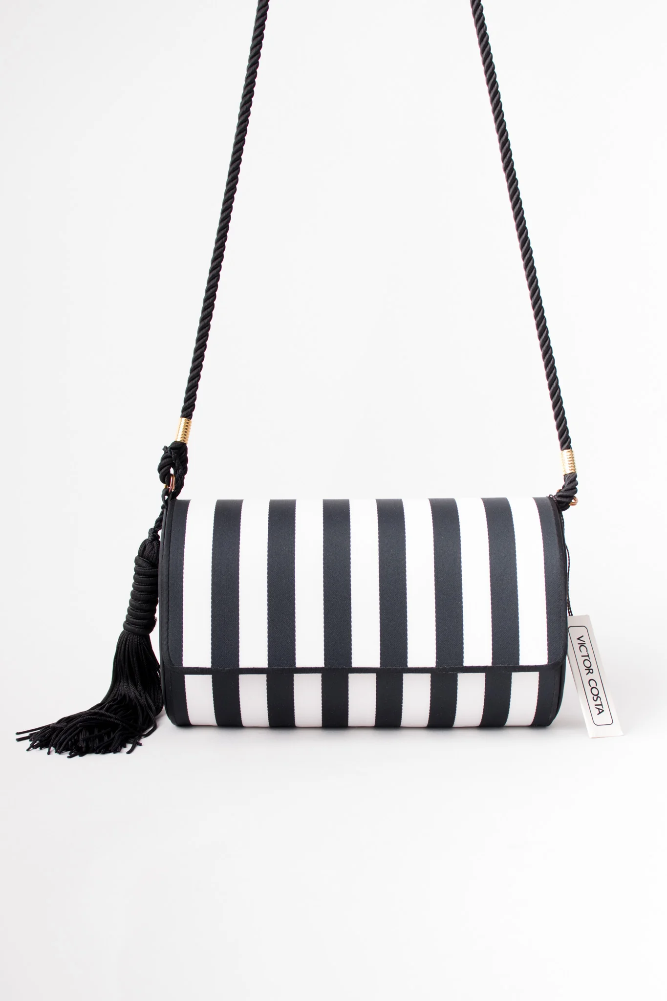 Regency Striped Shoulder Bag - Image 4