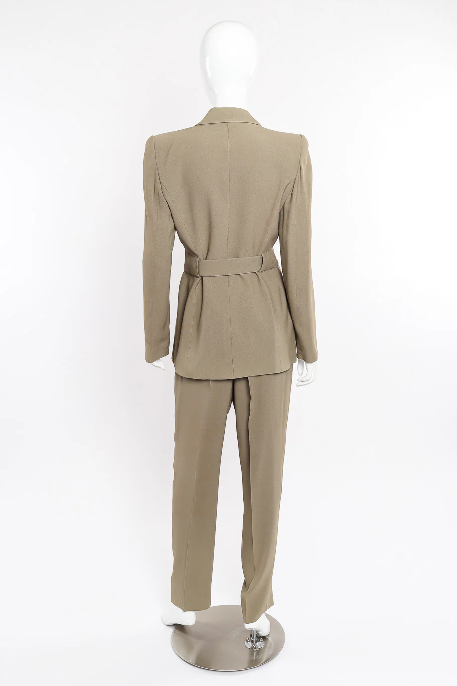 Relaxed Tie-Front Jacket & Pant Suit - Image 4