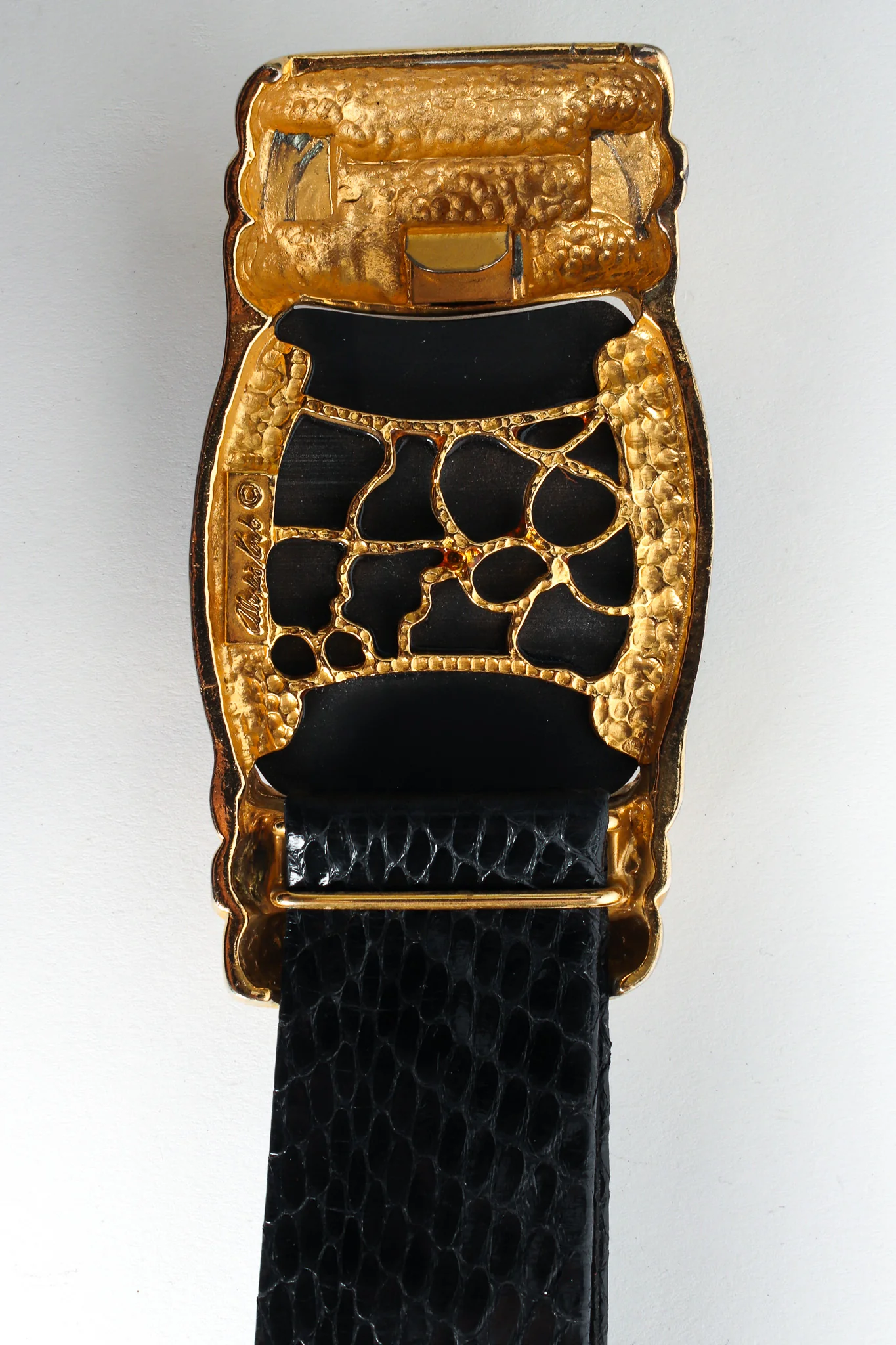 Reptile Blob Buckle Slide Belt - Image 5
