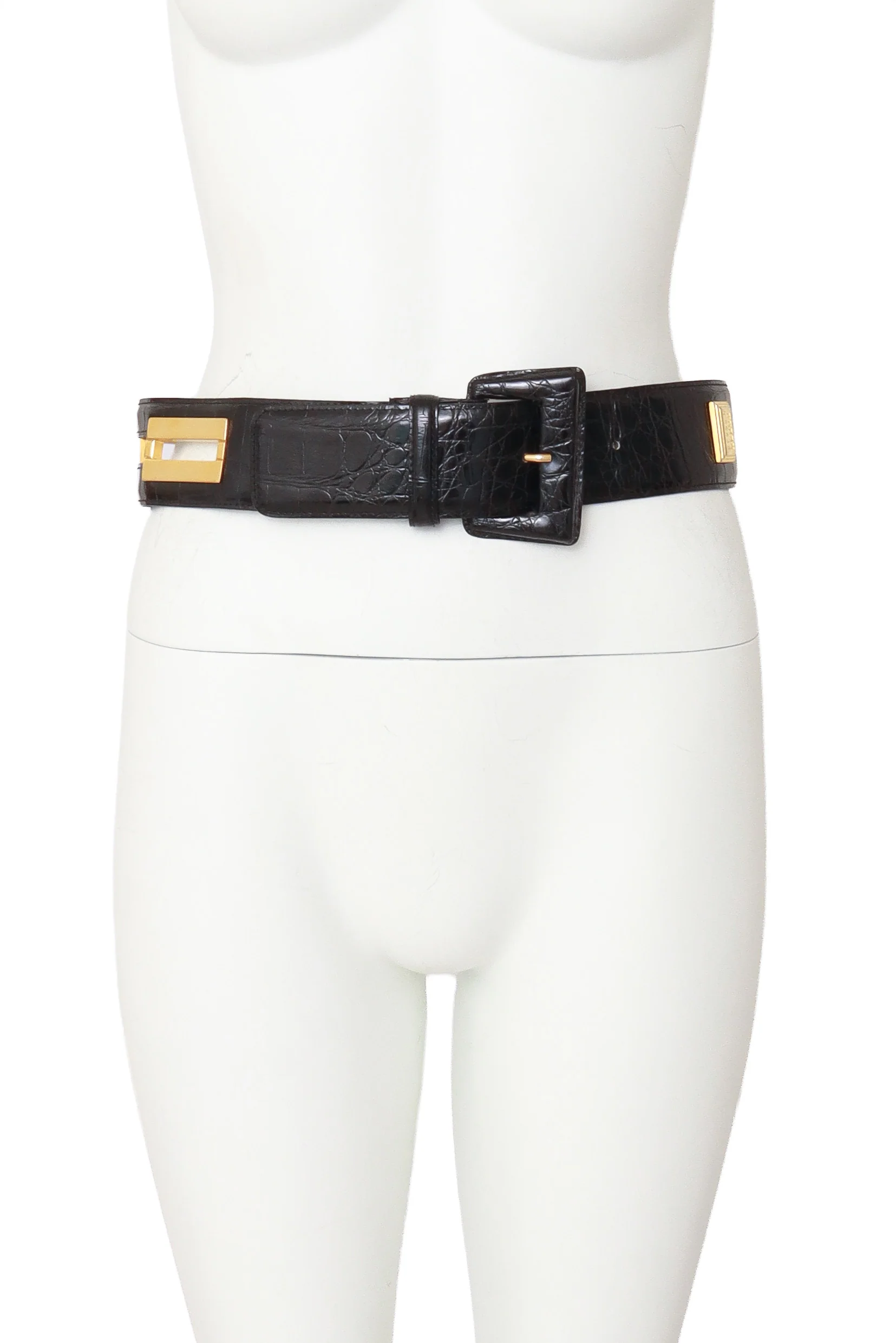 Reptile Gold Cutout Belt - Image 2