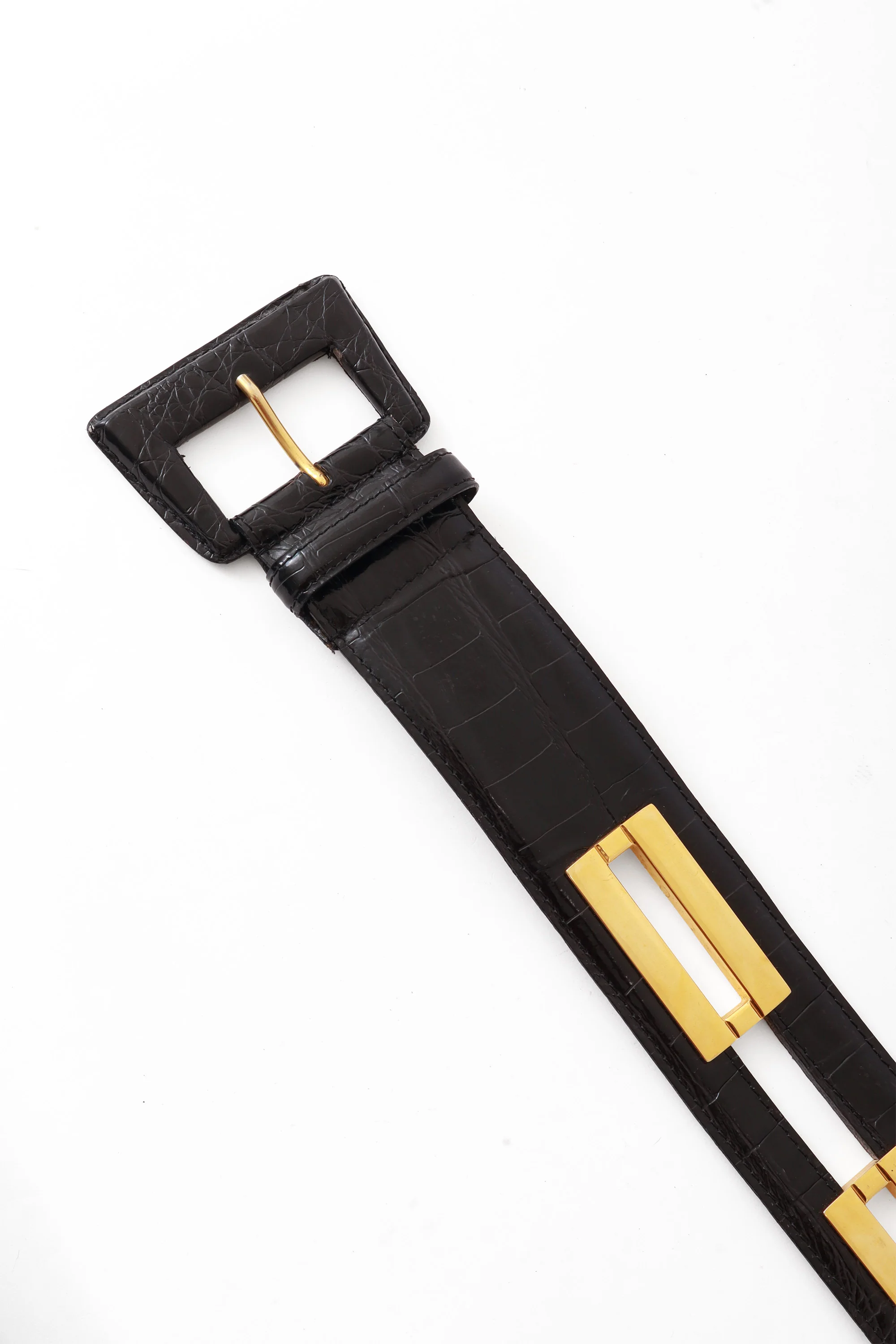 Reptile Gold Cutout Belt - Image 5
