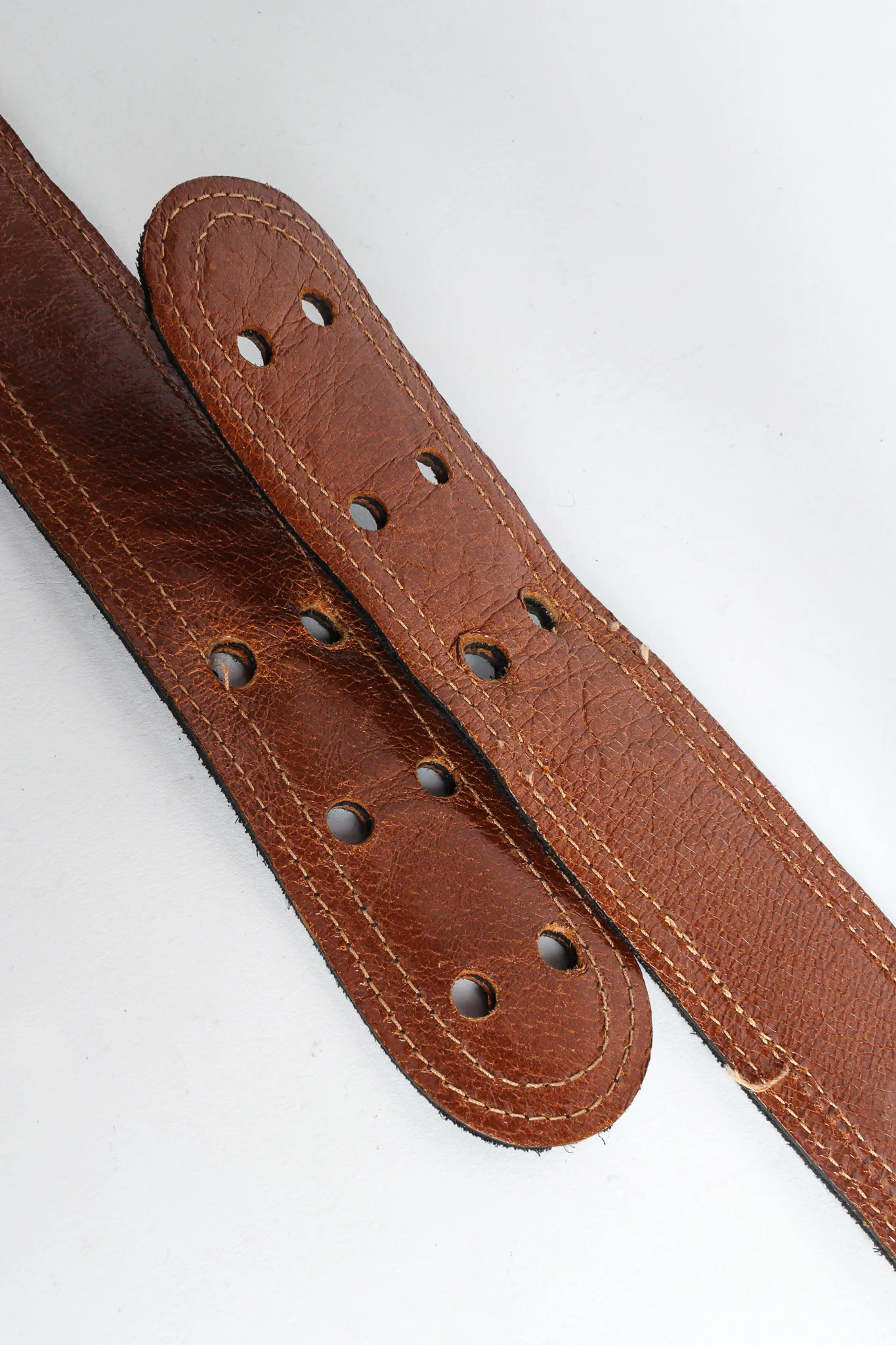 Reptile Leather Gold Hinge Belt - Image 7