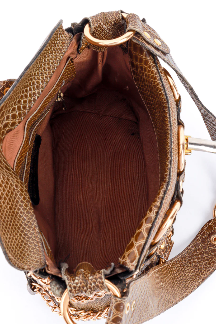 Reptile O-Ring Shoulder Bag - Image 8