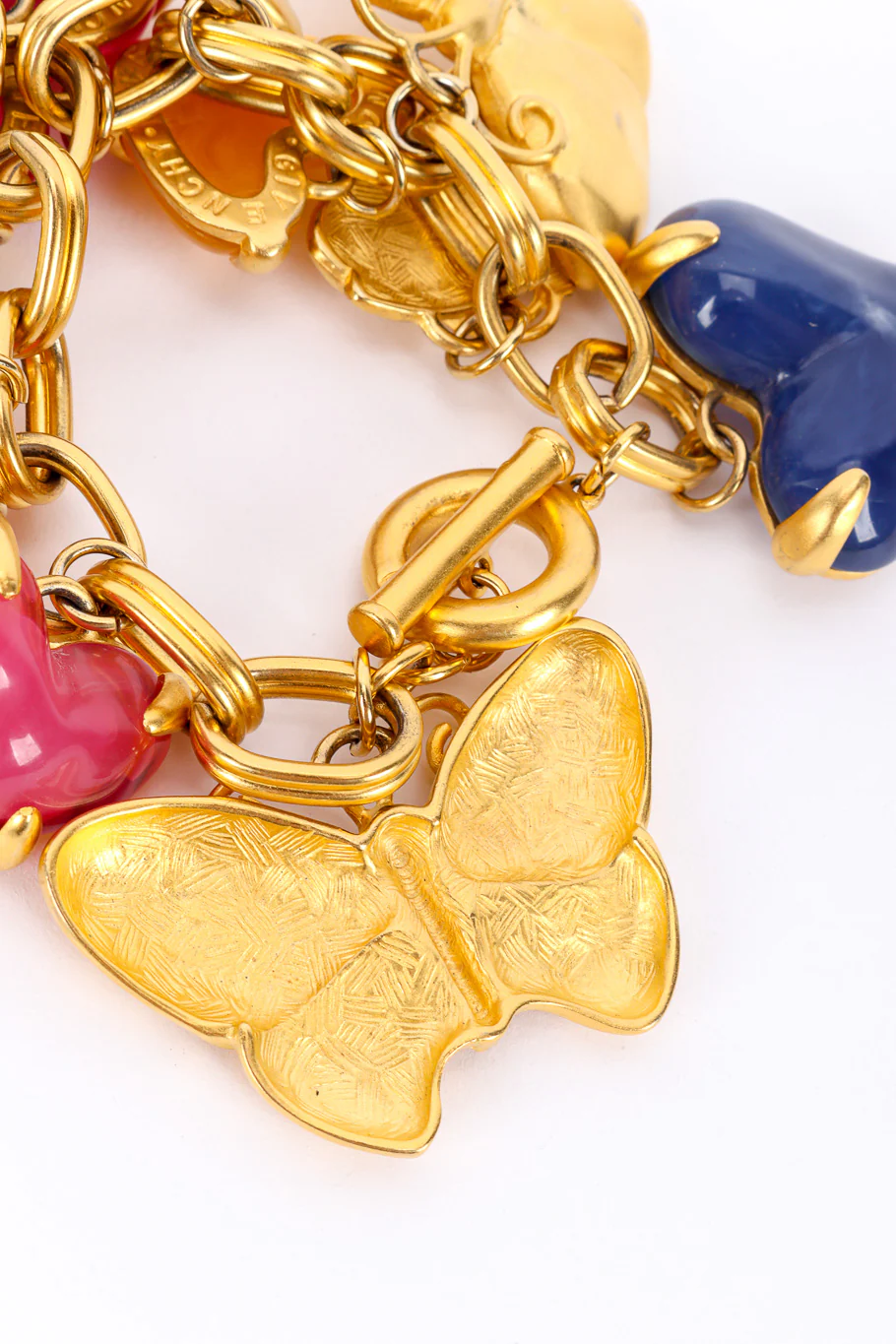 Resin Heart Butterfly Charm Bracelet - Image 6