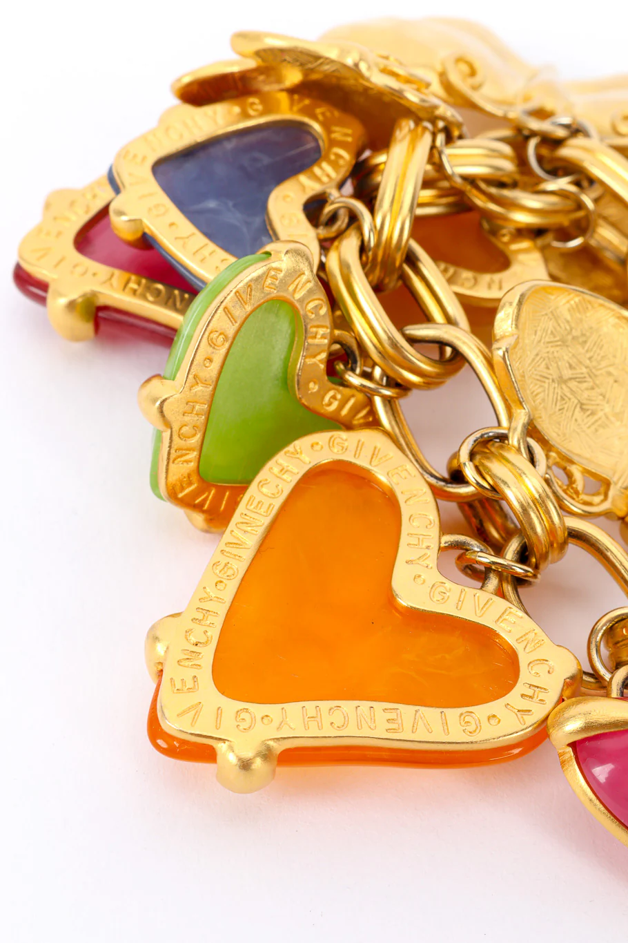 Resin Heart Butterfly Charm Bracelet - Image 7