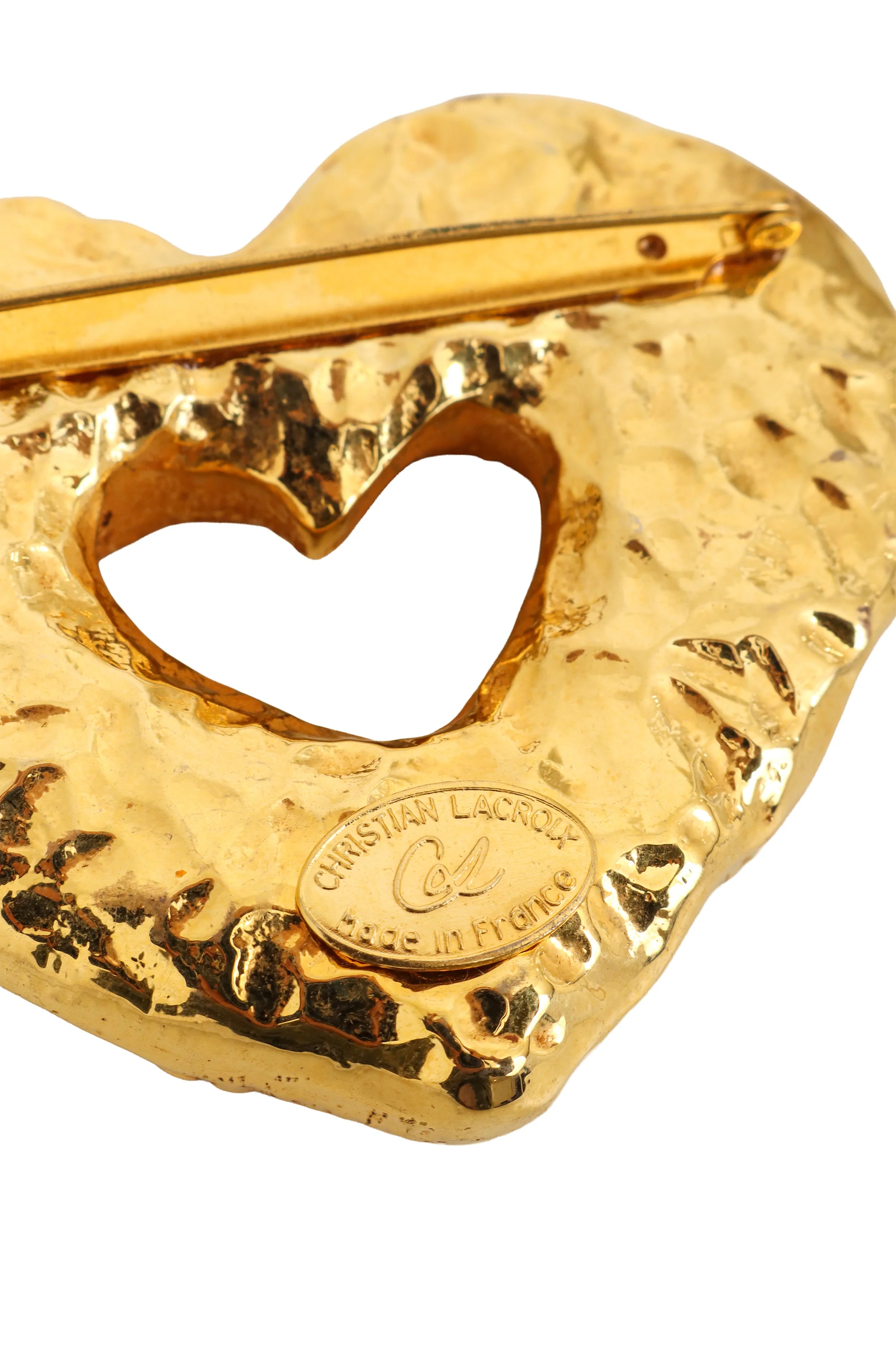 Resin Rock Heart Brooch - Image 5