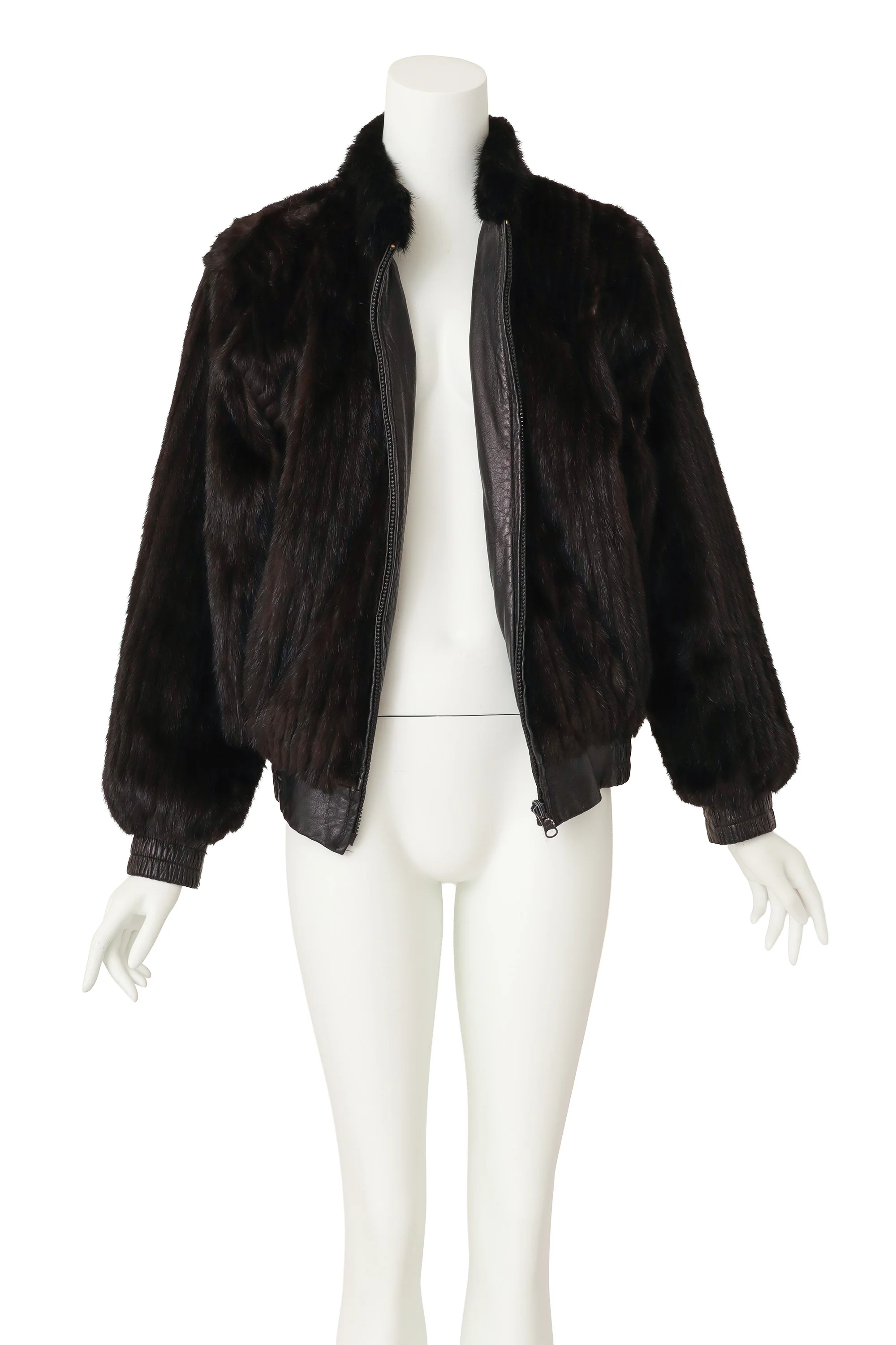 Reversible Fur & Leather Jacket - Image 3