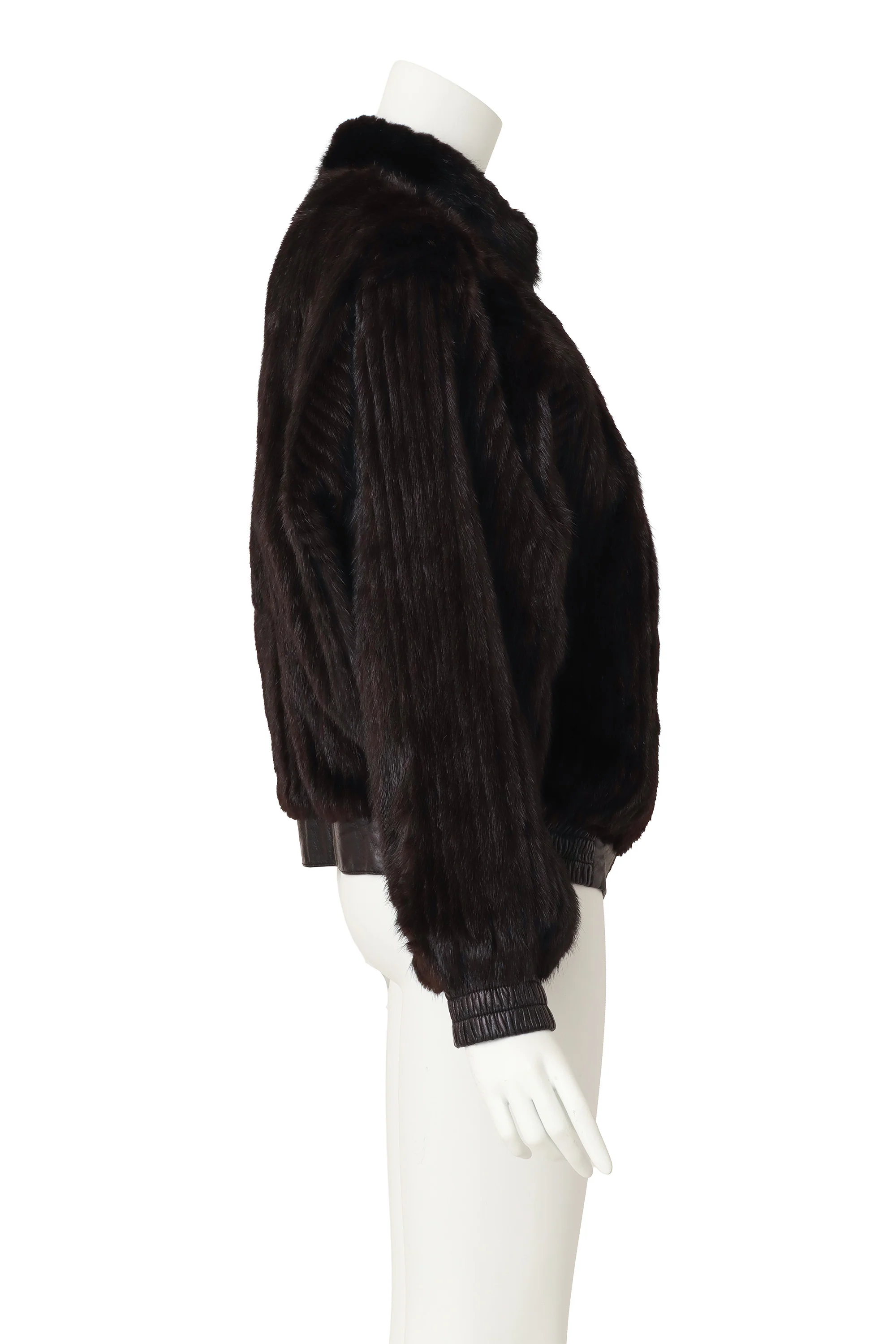 Reversible Fur & Leather Jacket - Image 4