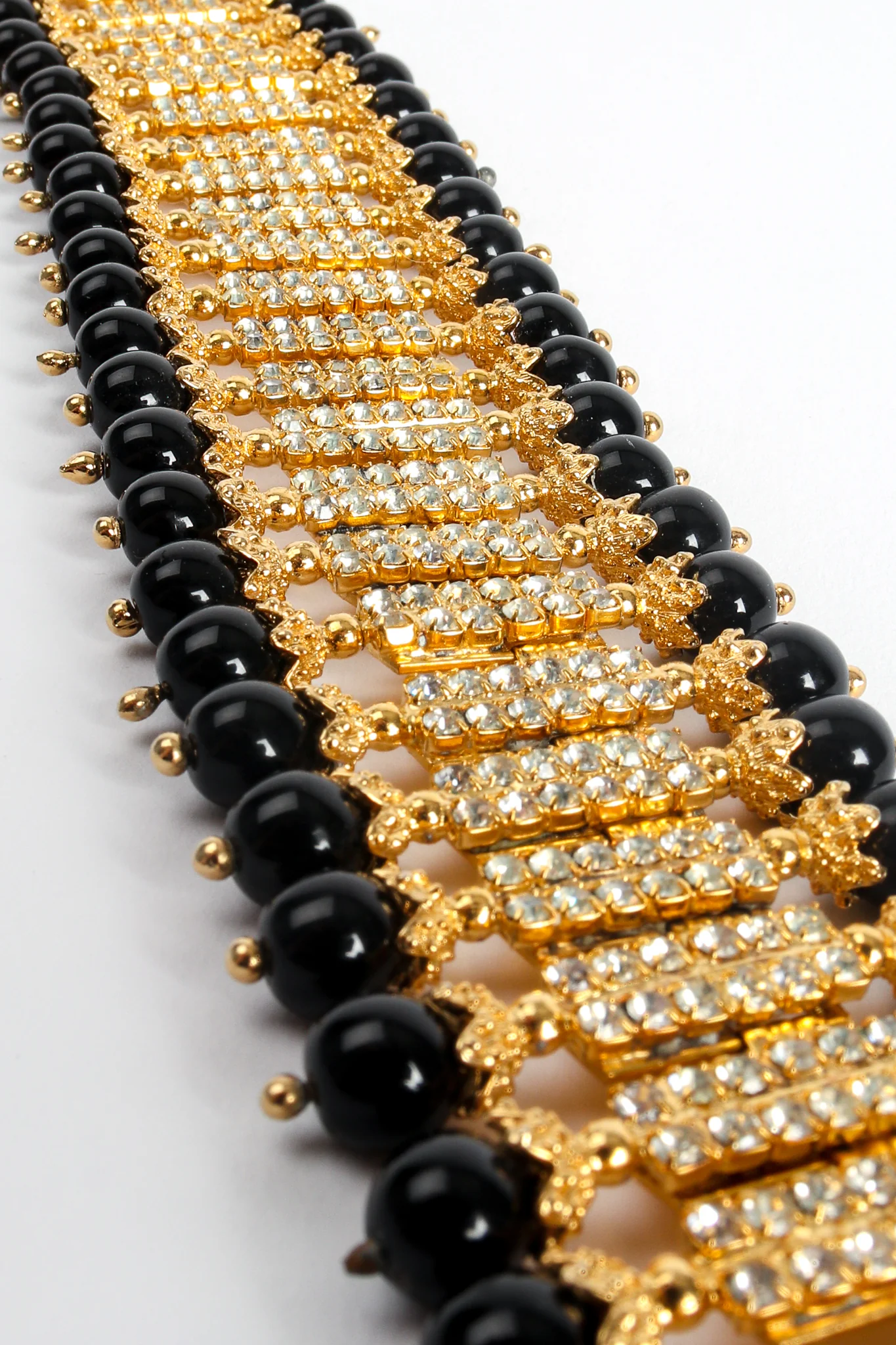Rhinestone Bar Choker