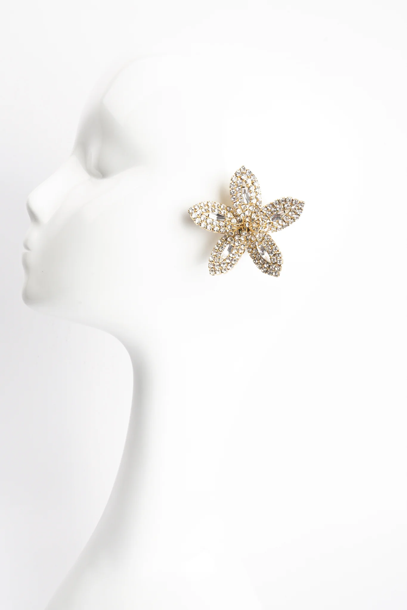 Rhinestone Blossom Earring - Image 3