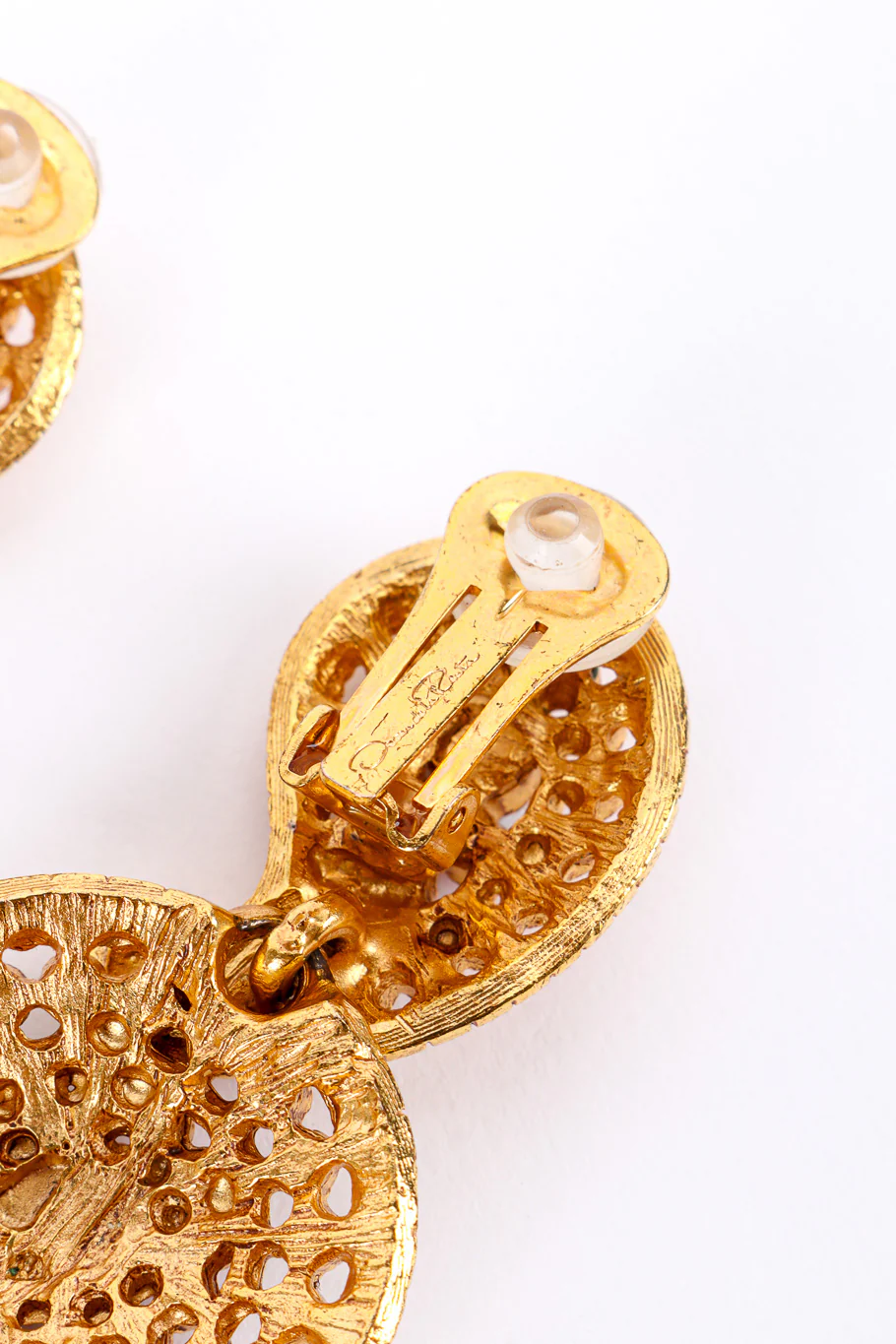 Rhinestone Boteh Drop Earrings - Image 8