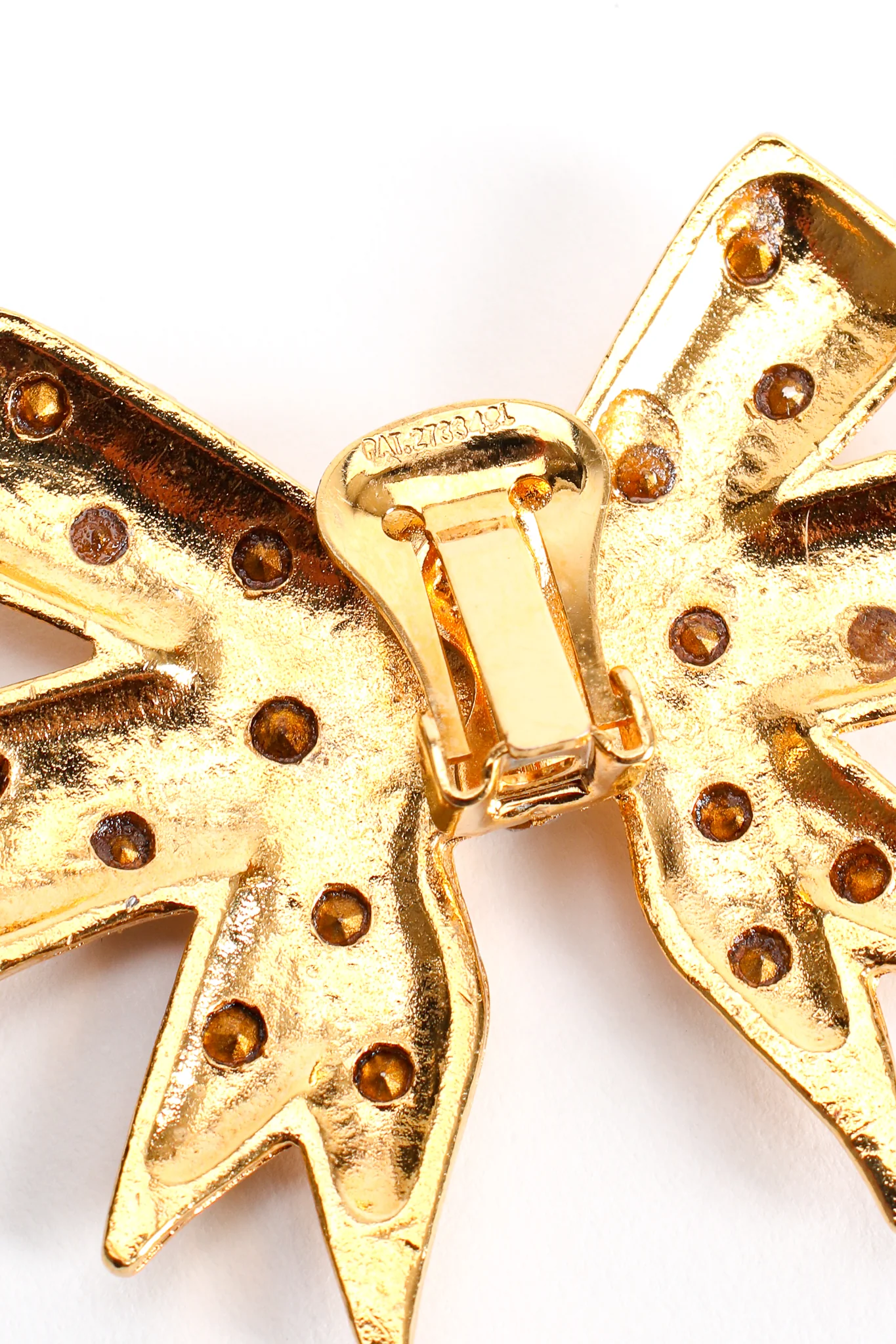 Rhinestone Bow Earrings - Image 11