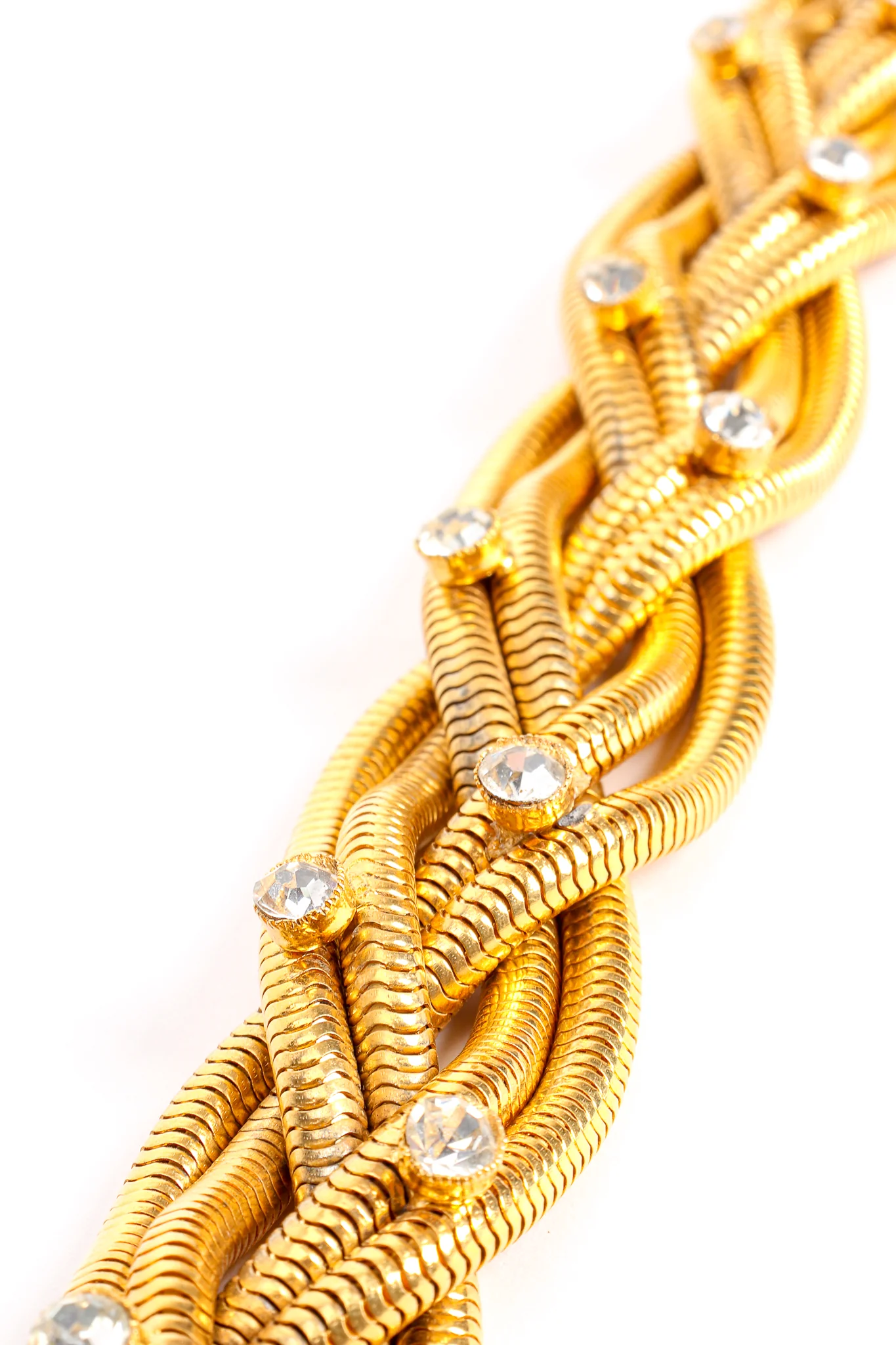Rhinestone Braid Choker Collar - Image 5