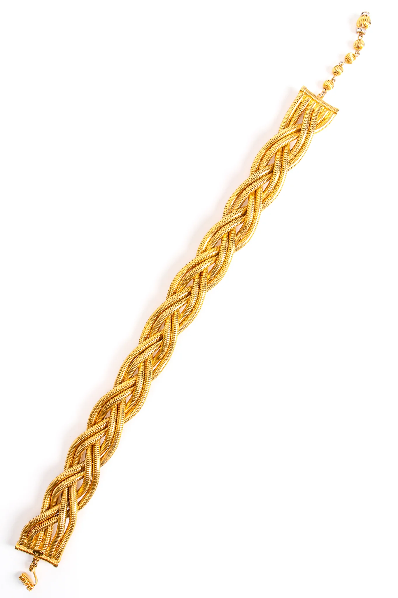 Rhinestone Braid Choker Collar - Image 8
