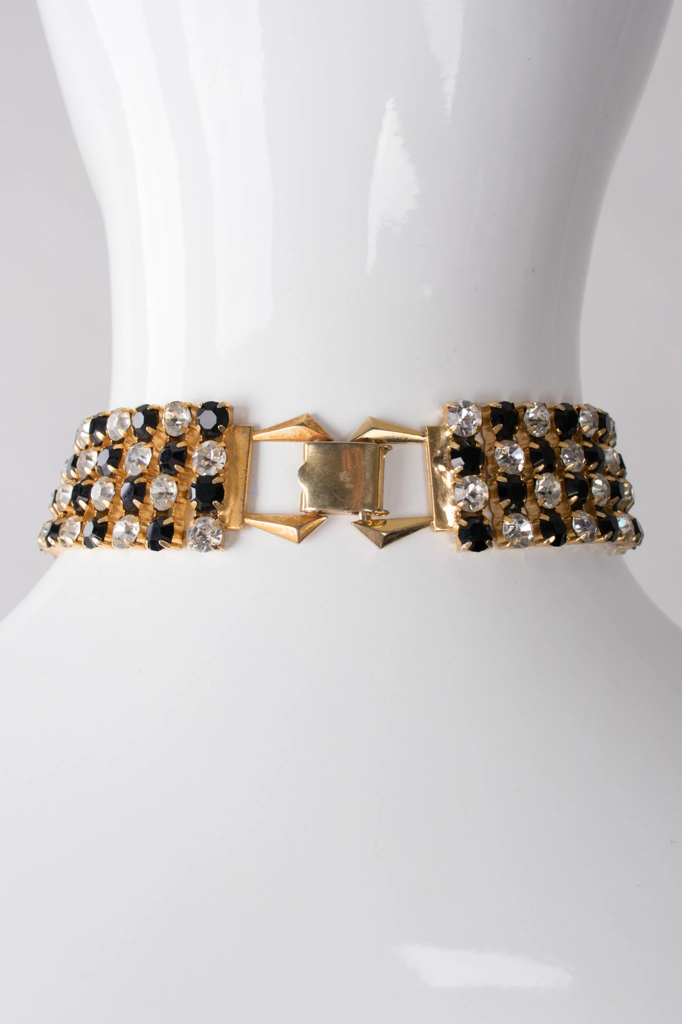 Rhinestone Checker Choker - Image 2