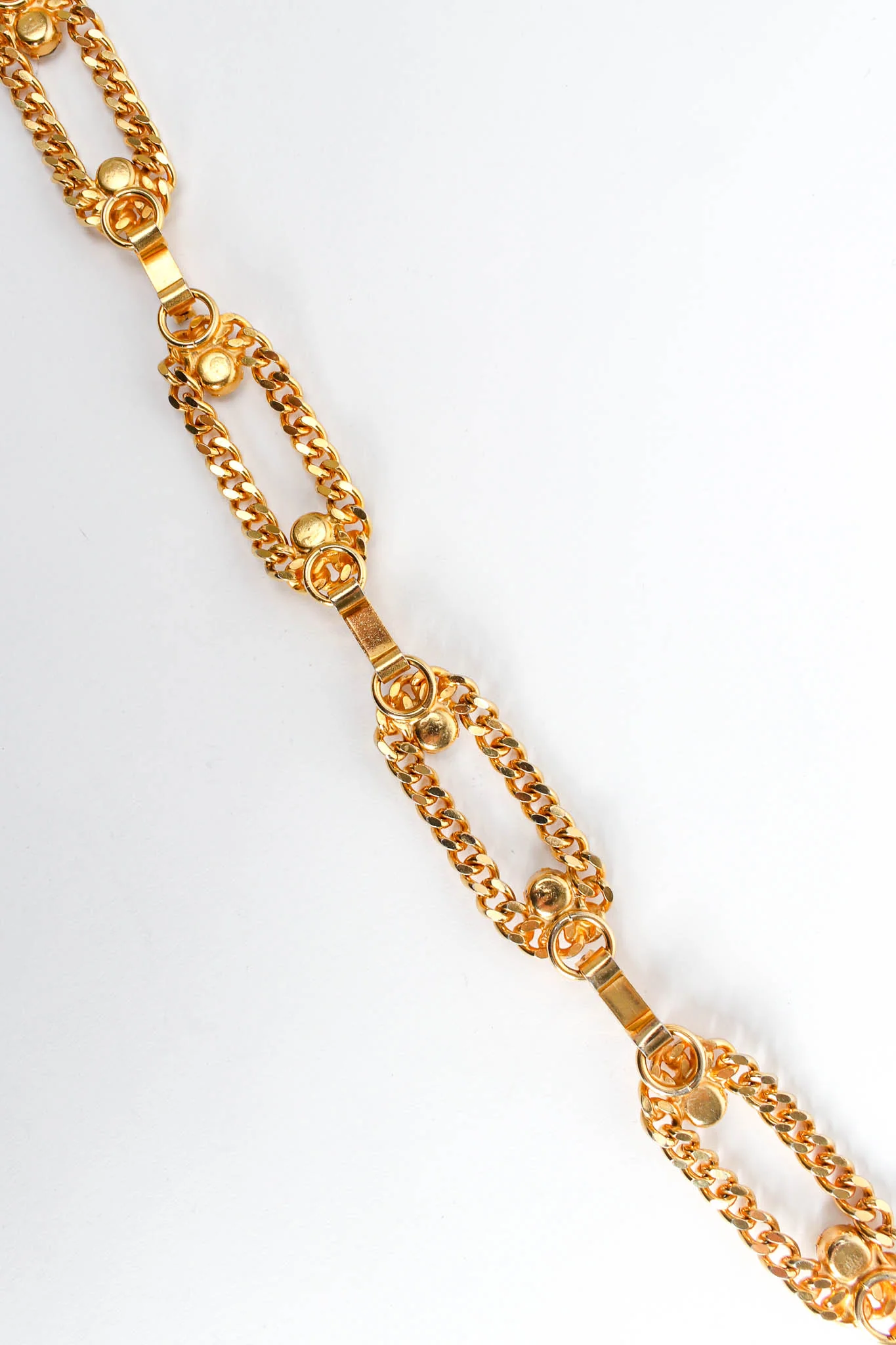 Rhinestone Cuban Chain Link Belt - Image 8