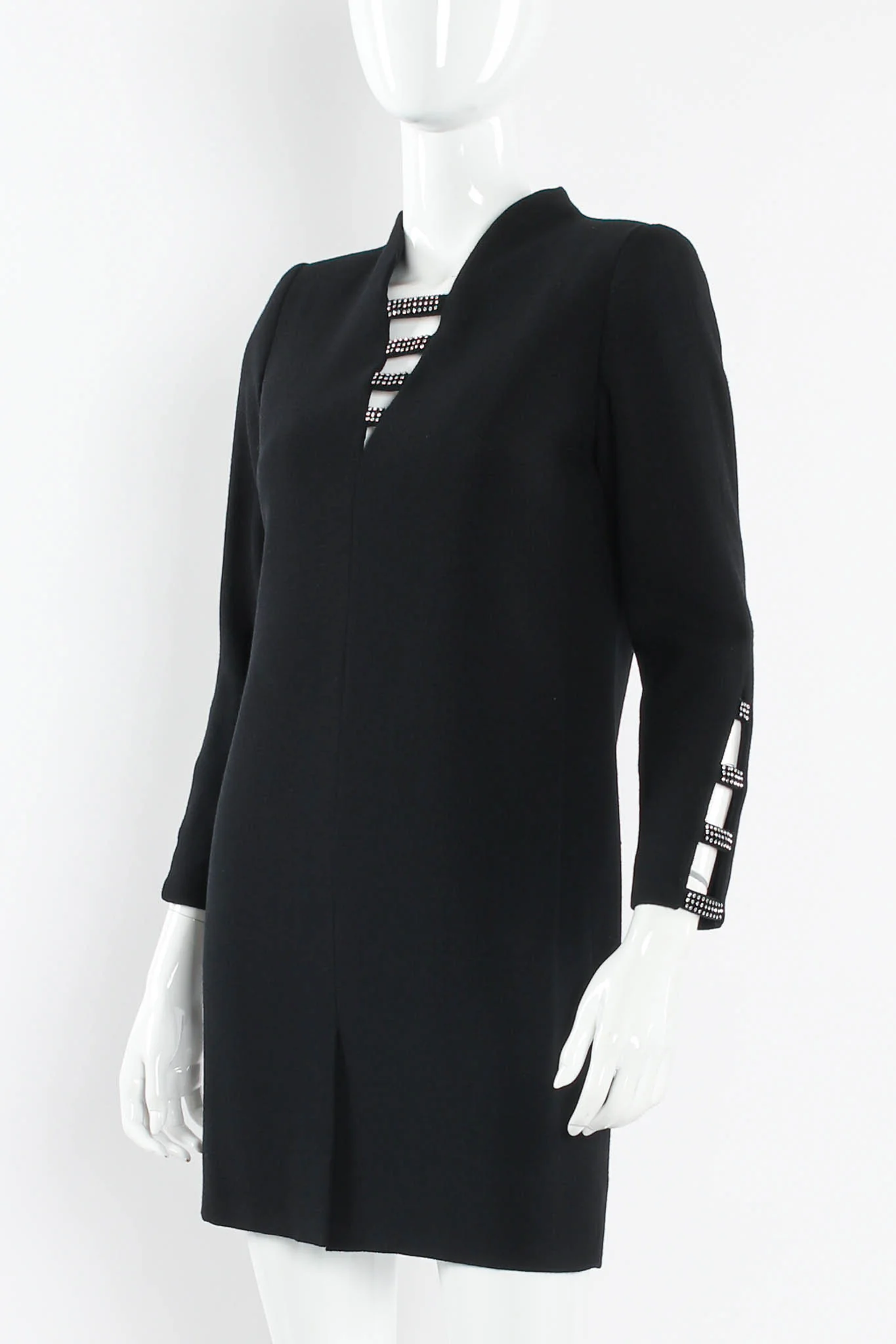 Rhinestone Cutout Dress - Image 2