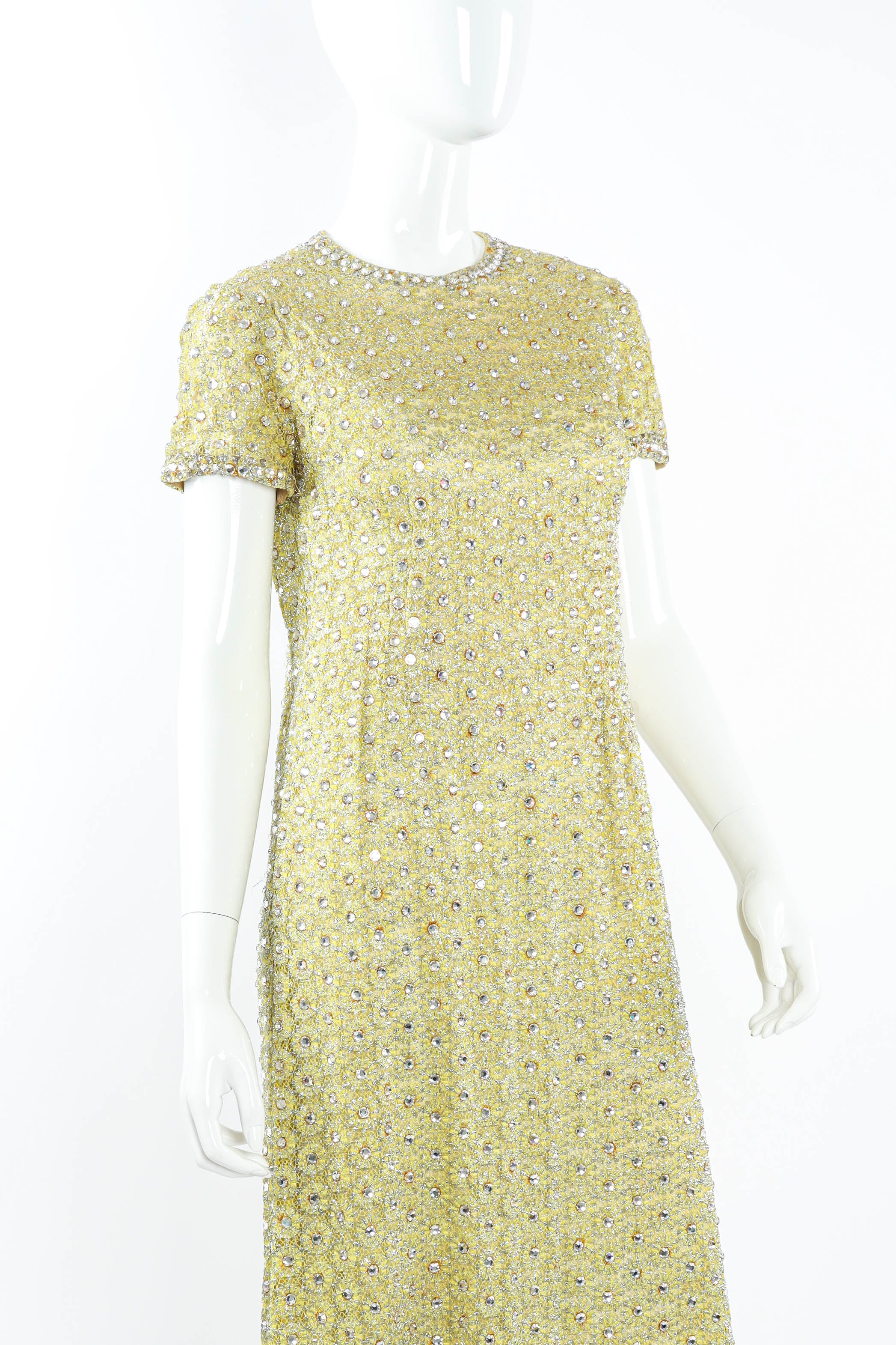 Rhinestone Dotted Dress - Image 2