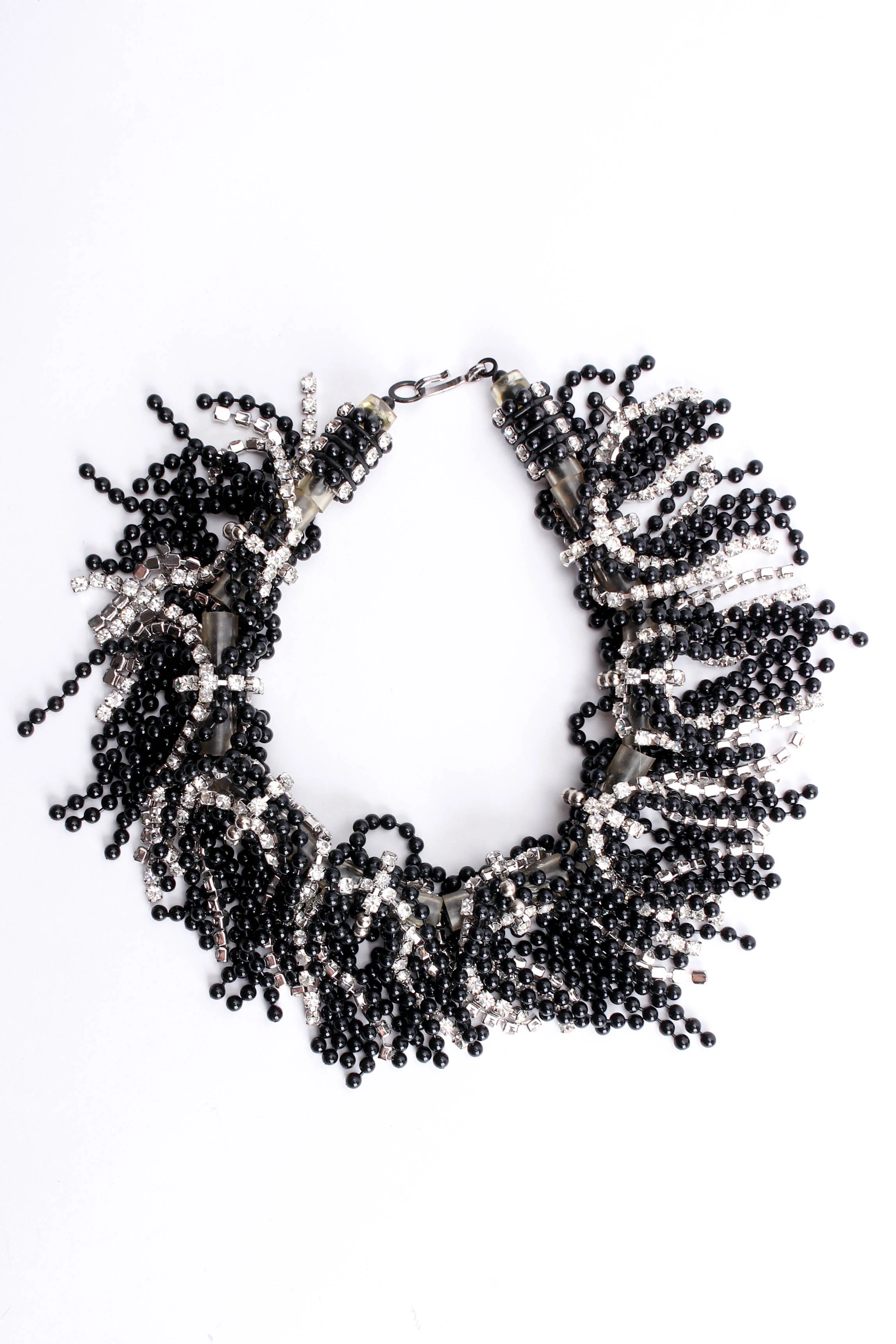 Rhinestone Drape Tube Choker