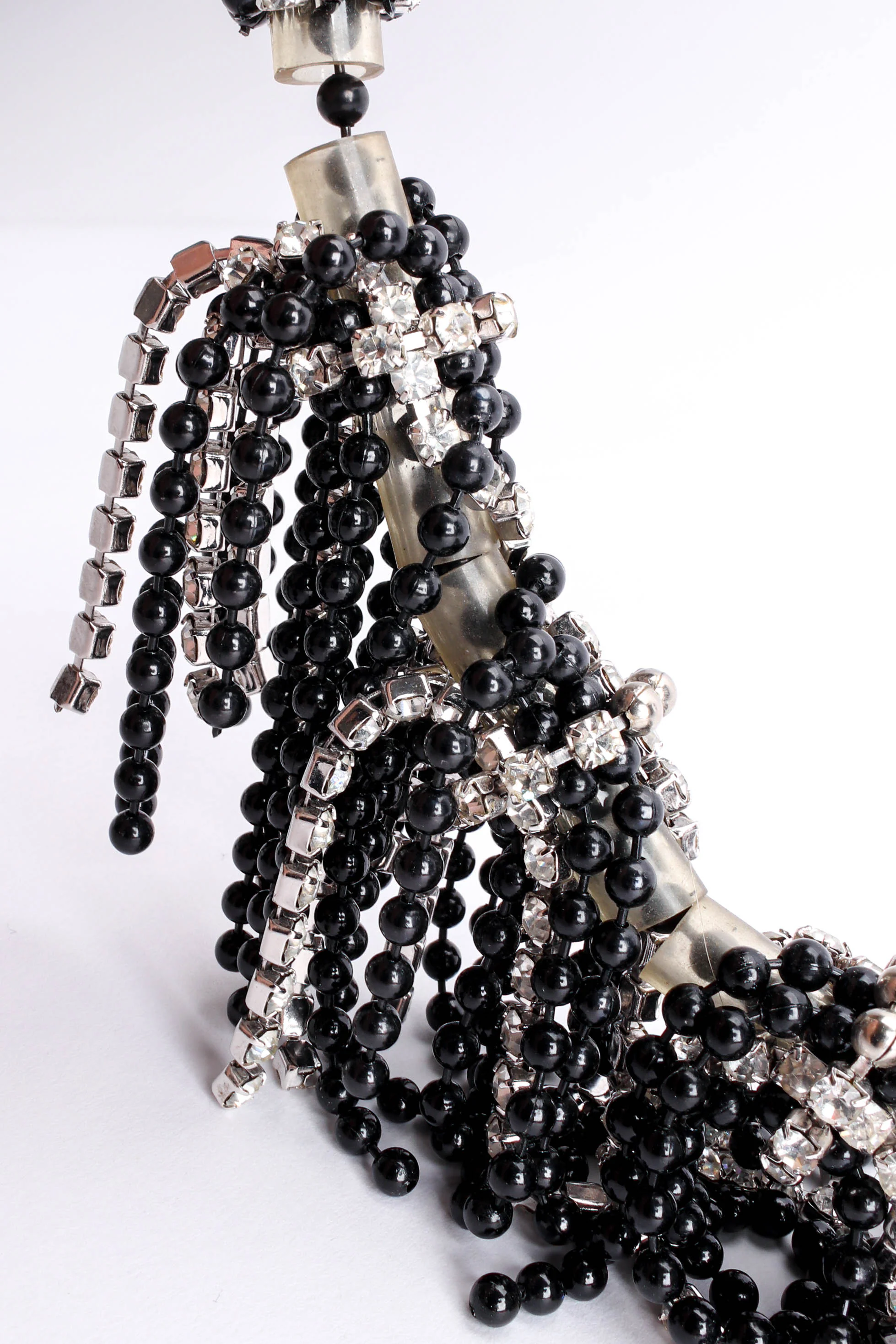 Rhinestone Drape Tube Choker - Image 5
