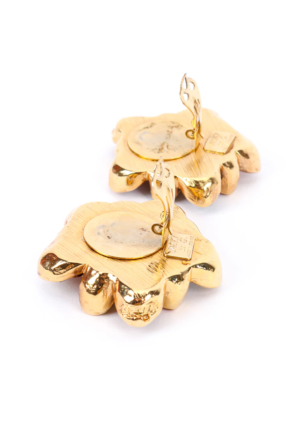 Rhinestone Flower Earrings - Image 5