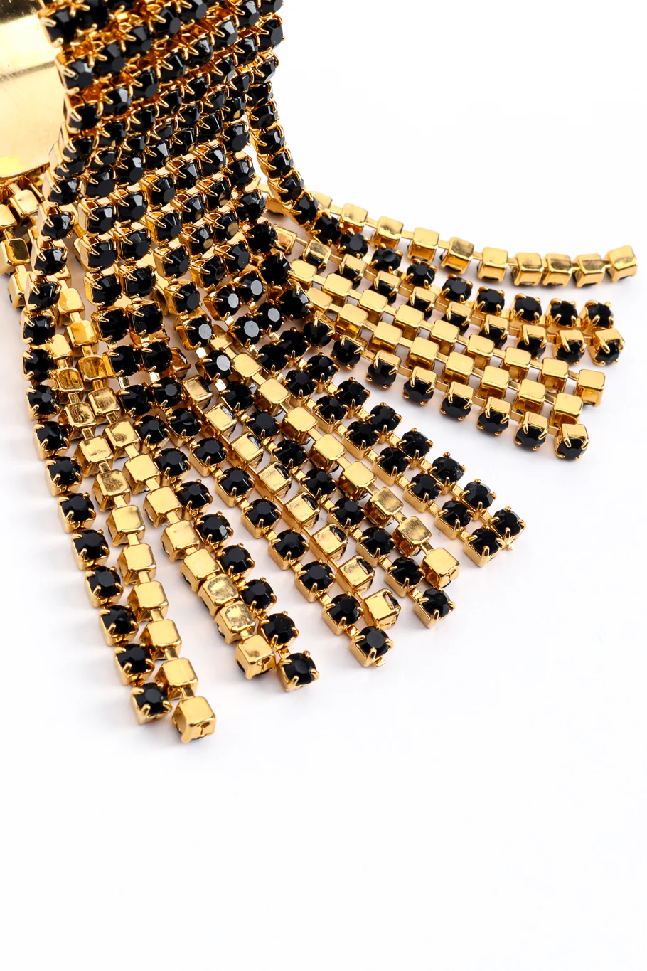 Rhinestone Fringe Cuff Bracelet - Image 5