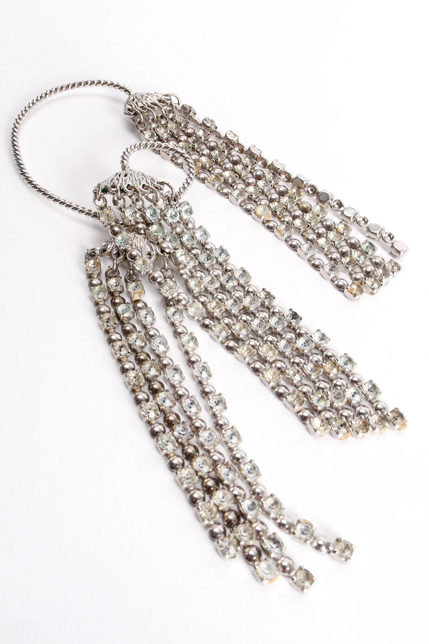 Rhinestone Fringe Ear Hooks - Image 4