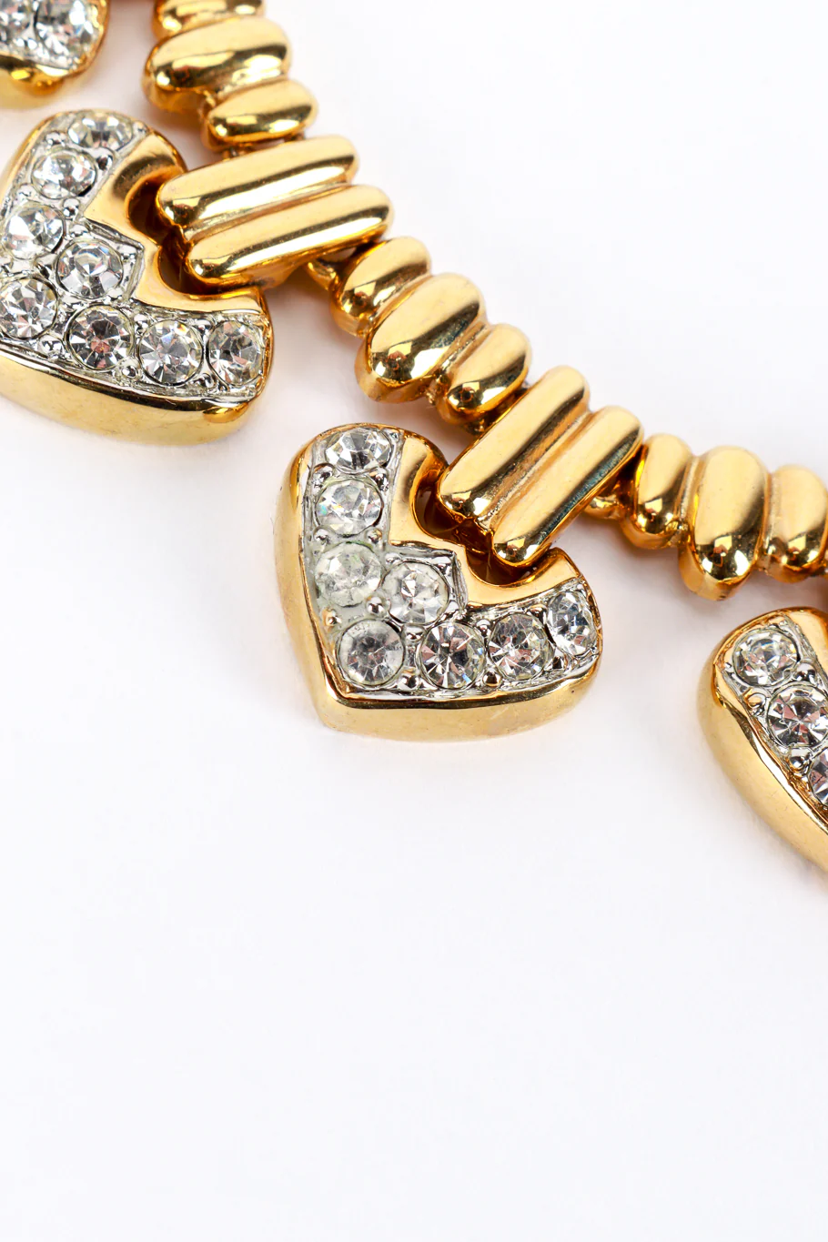 Rhinestone Heart Collar Necklace - Image 4
