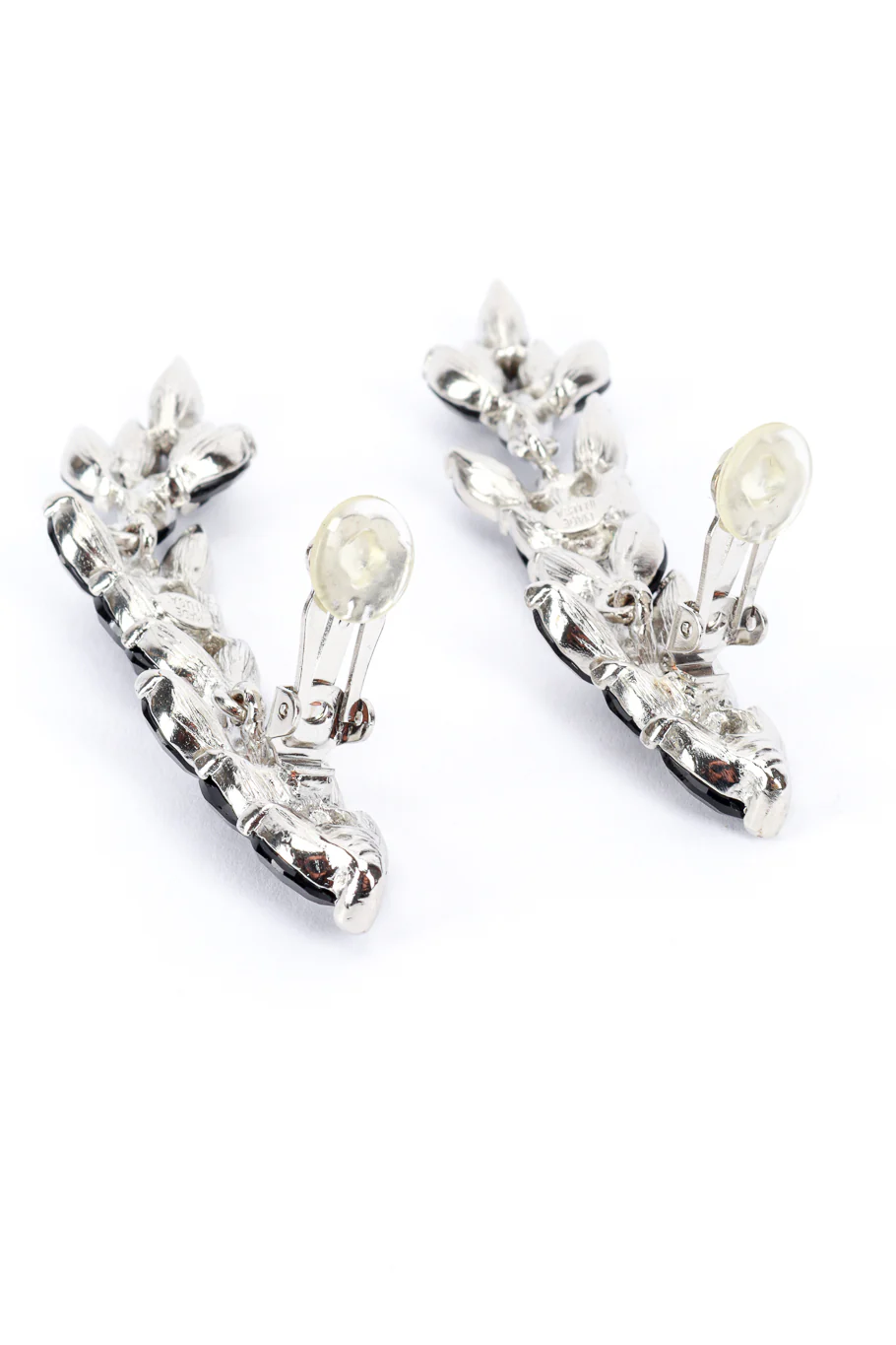 Rhinestone Laurel Vine Drop Earrings - Image 4