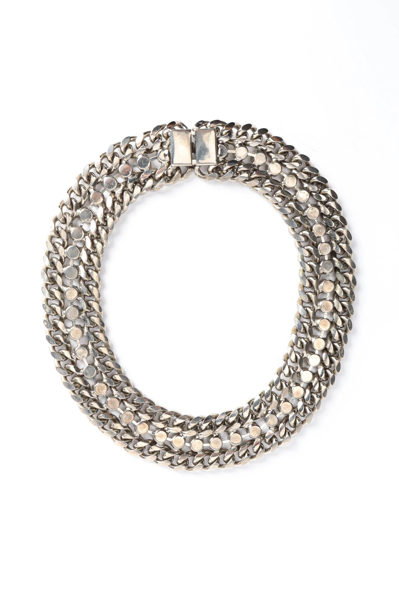 Rhinestone Link Collar Necklace - Image 3