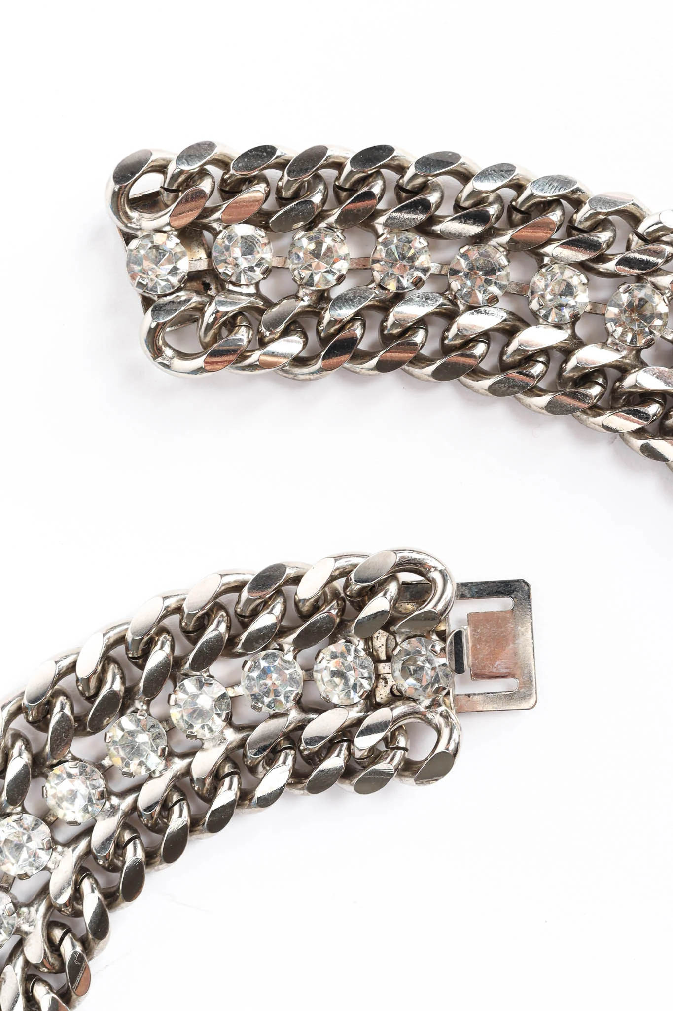 Rhinestone Link Collar Necklace - Image 7