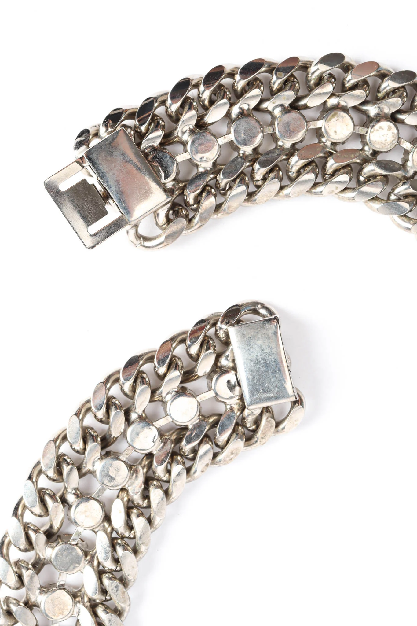 Rhinestone Link Collar Necklace - Image 8