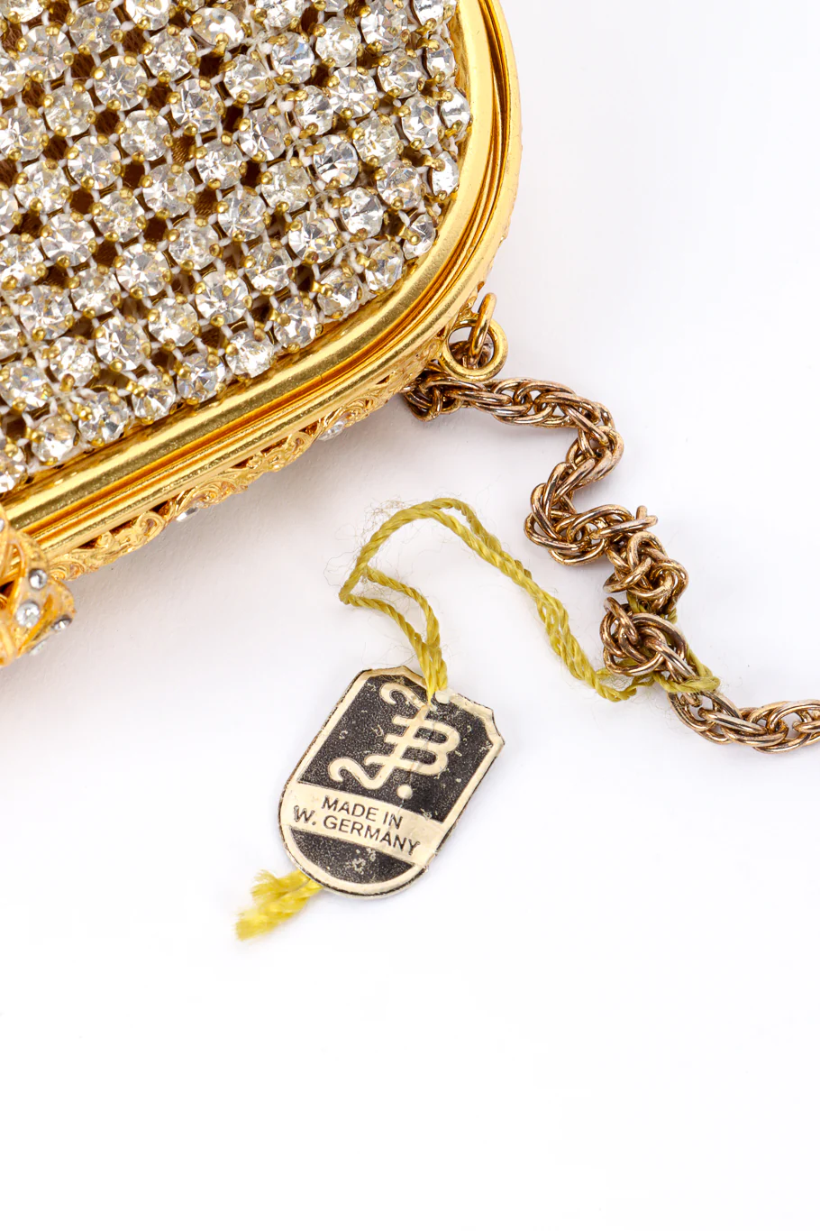 Rhinestone Mesh Clutch Bag - Image 10