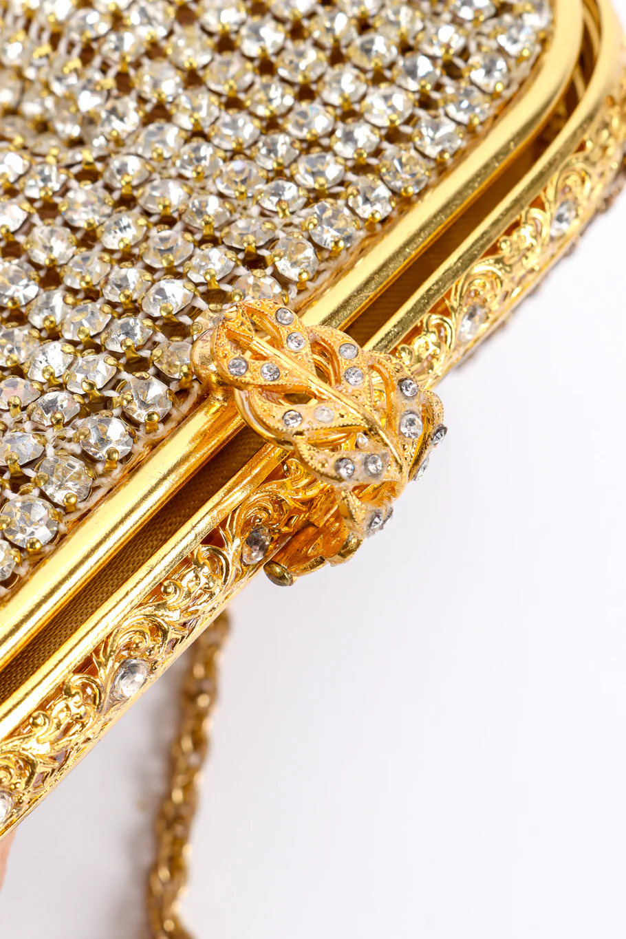 Rhinestone Mesh Clutch Bag - Image 5