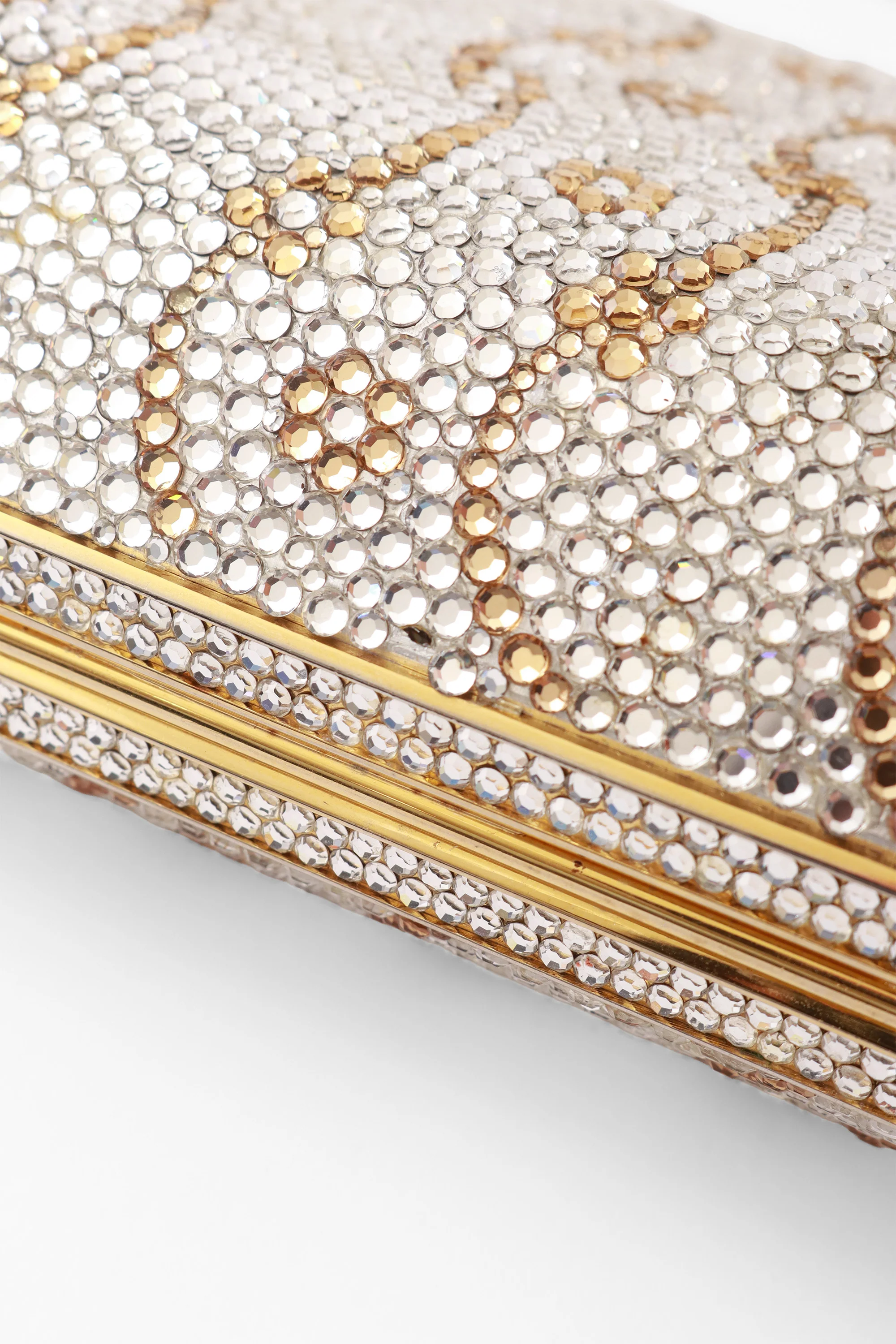 Rhinestone Metal Clutch Bag - Image 8