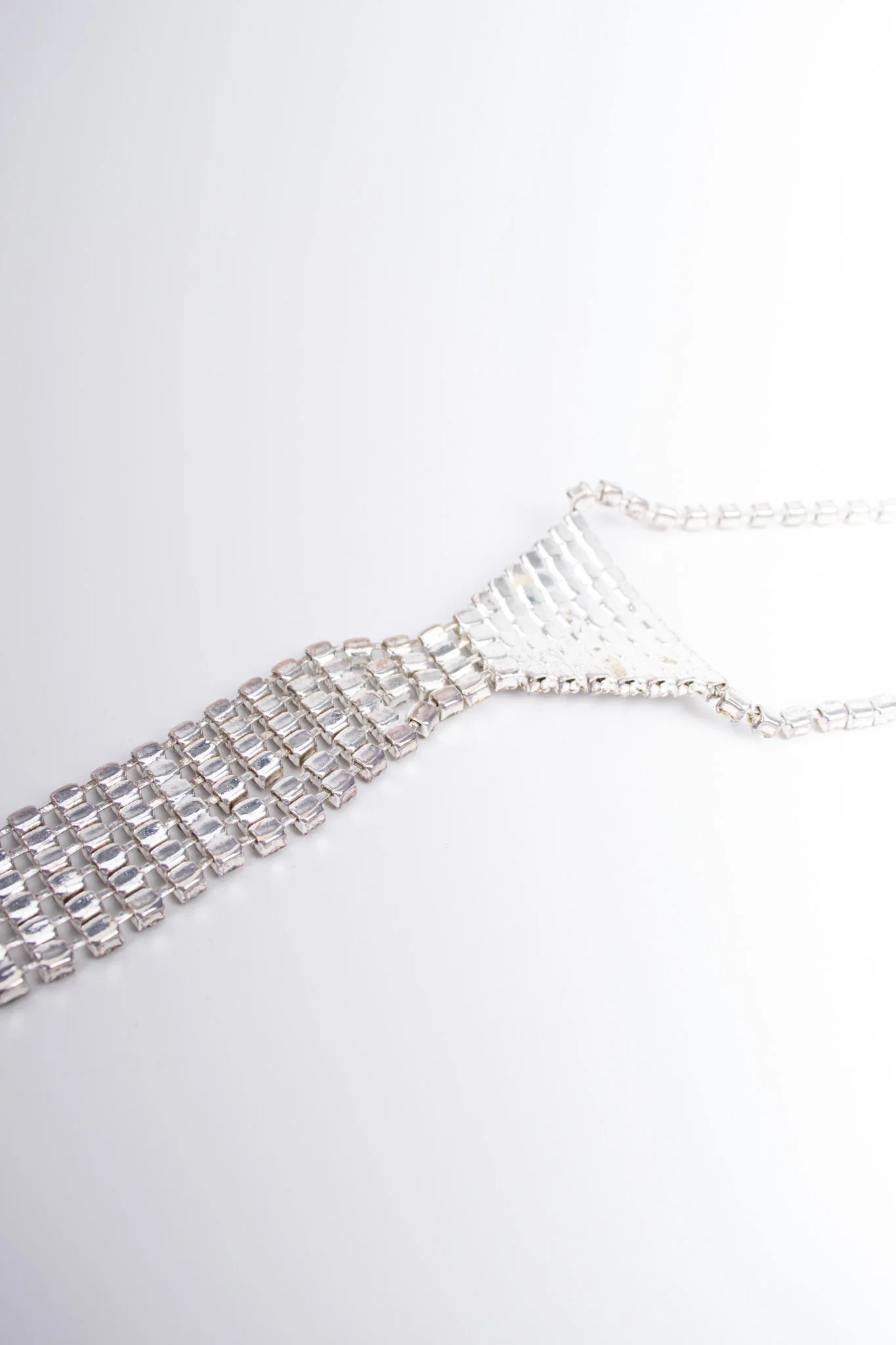 Rhinestone Necktie Necklace - Image 8