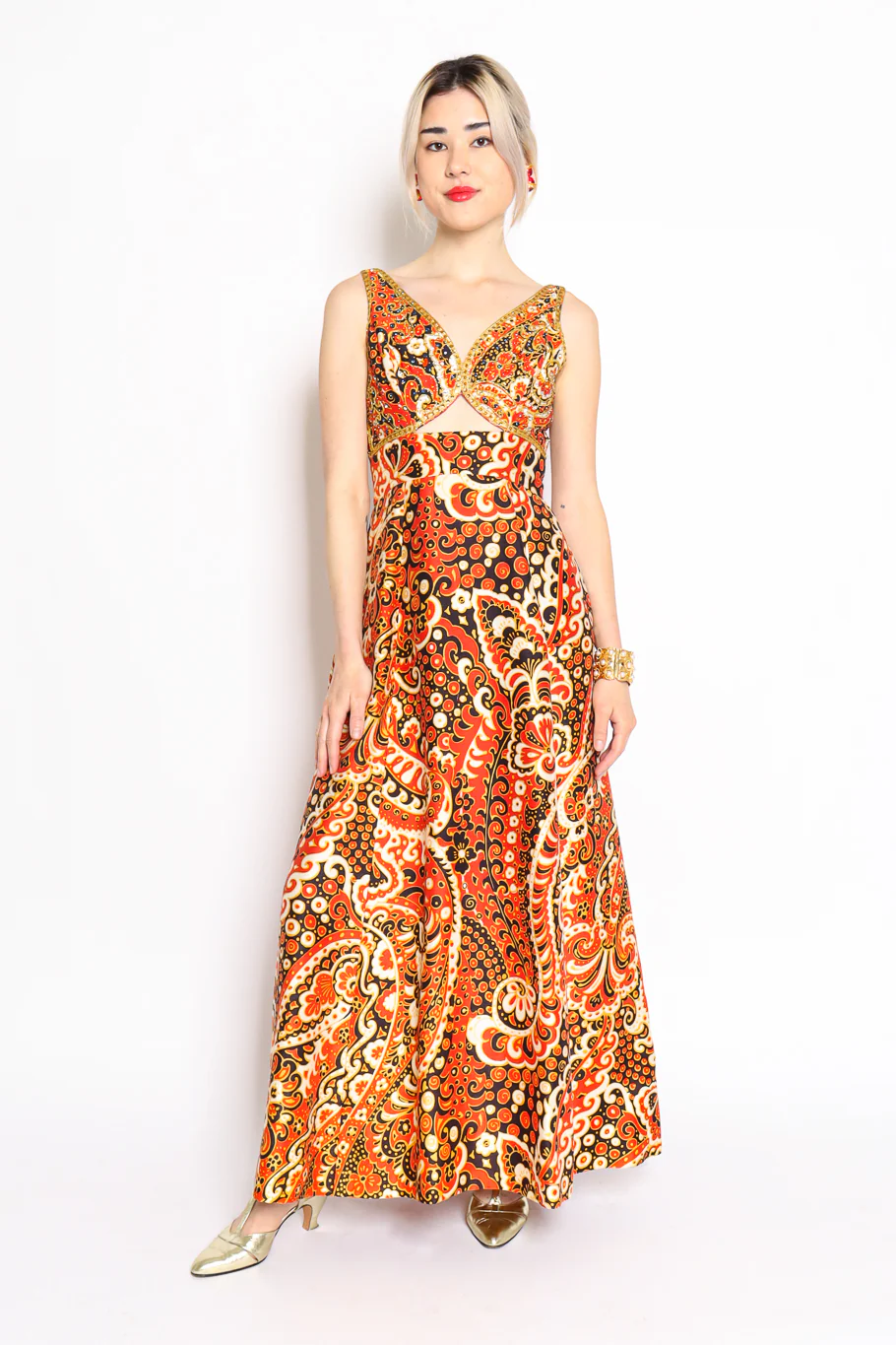 Rhinestone Paisley Gown - Image 2