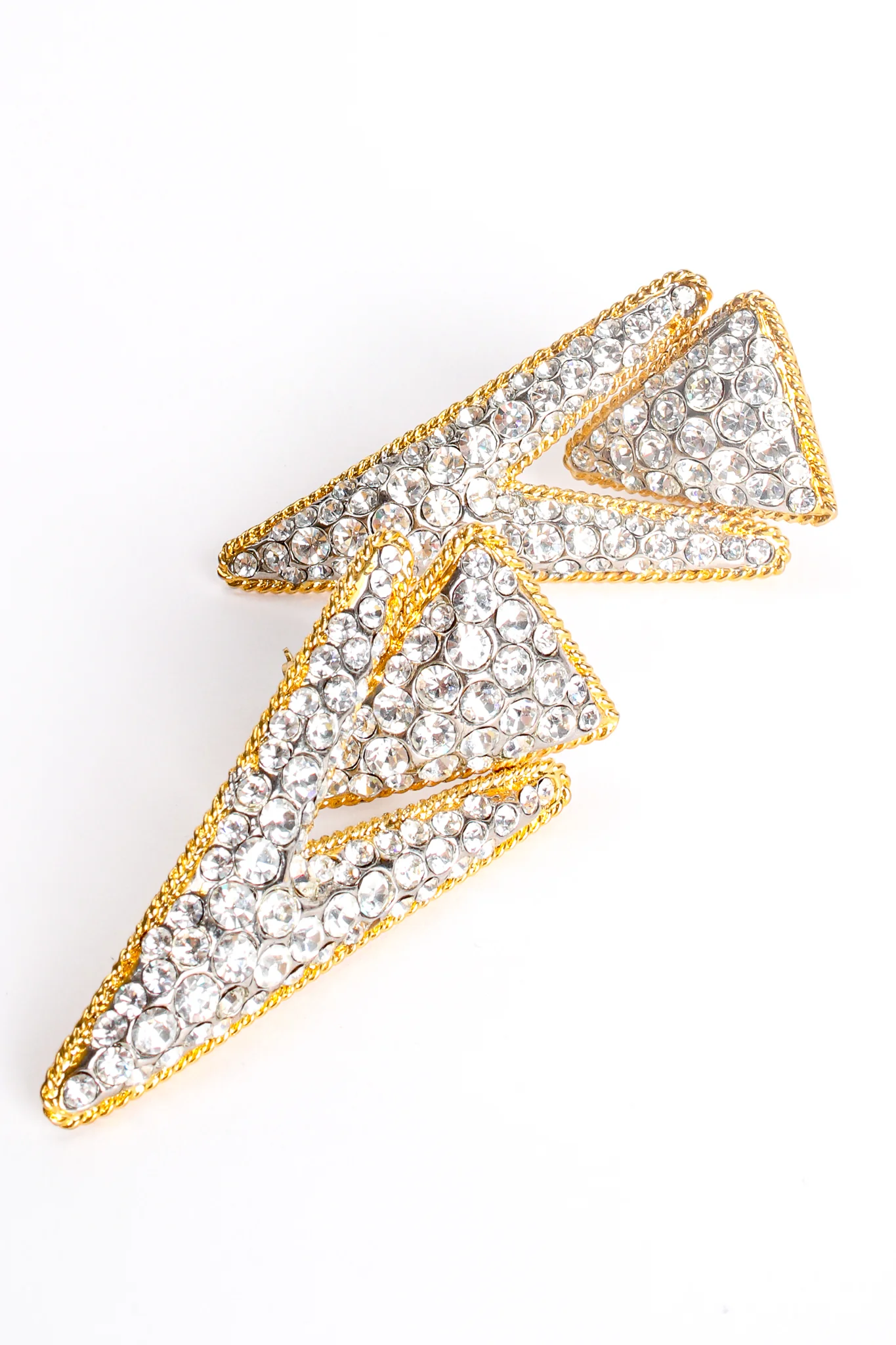 Rhinestone Pointed Spear Earrings