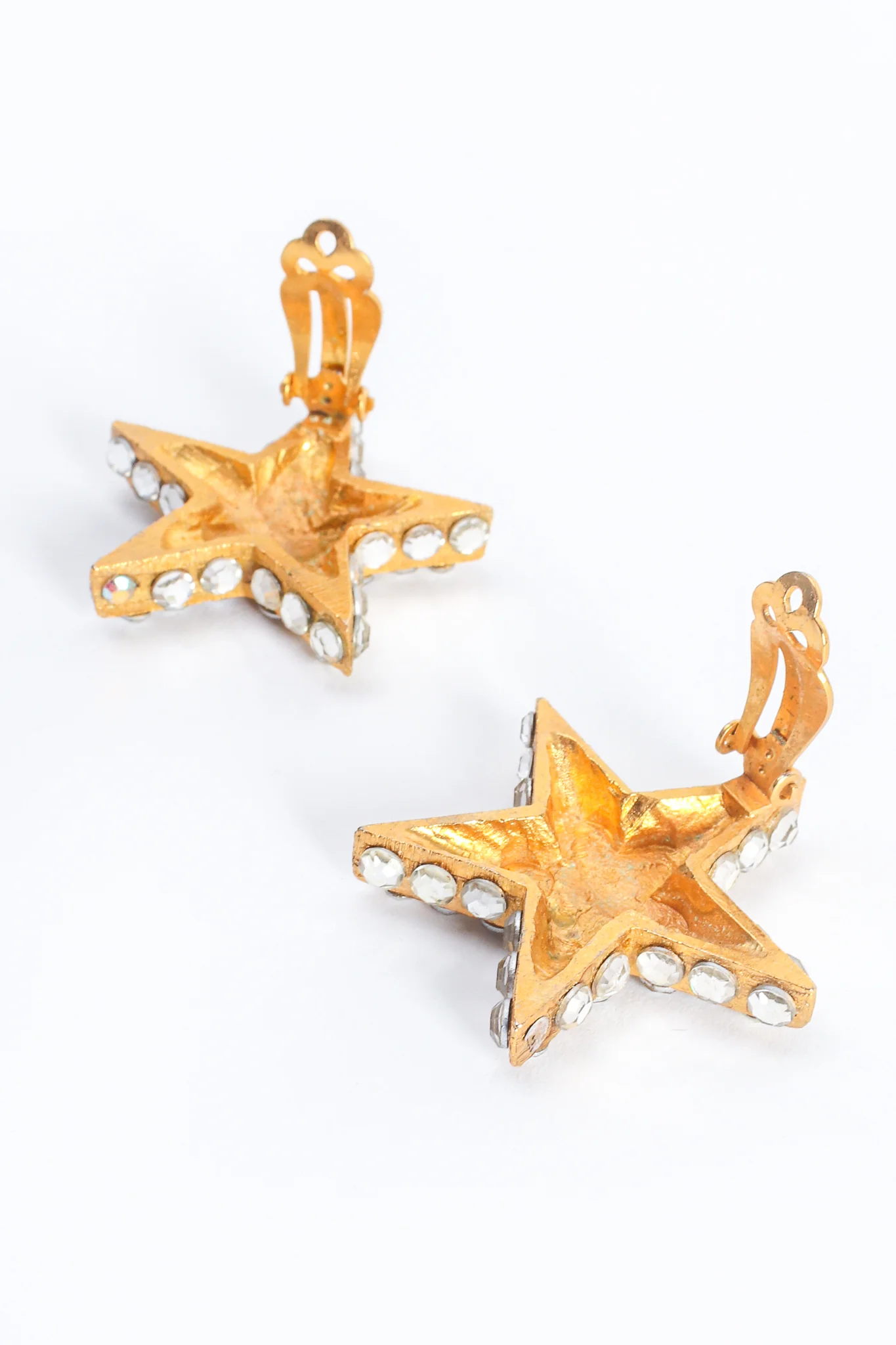Rhinestone Star Earrings & Hair Clip Set - Image 5