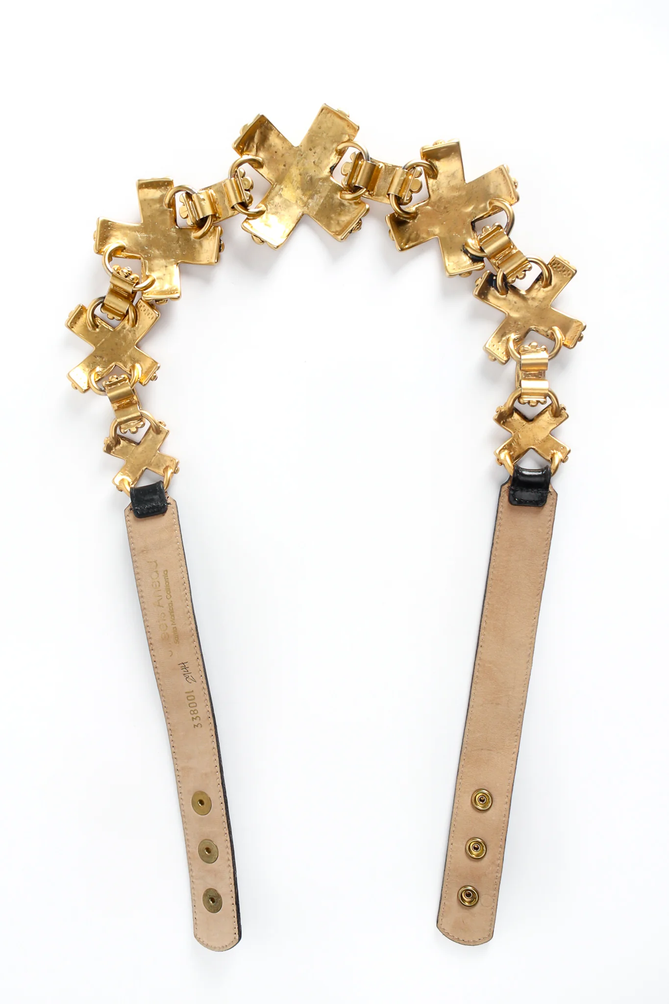Rhinestone Studded X Belt - Image 11