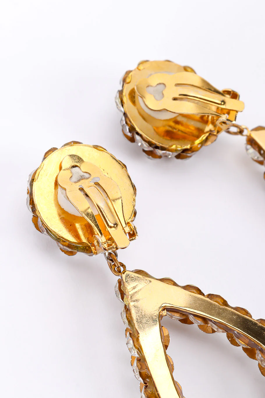 Rhinestone Teardrop Earrings - Image 7