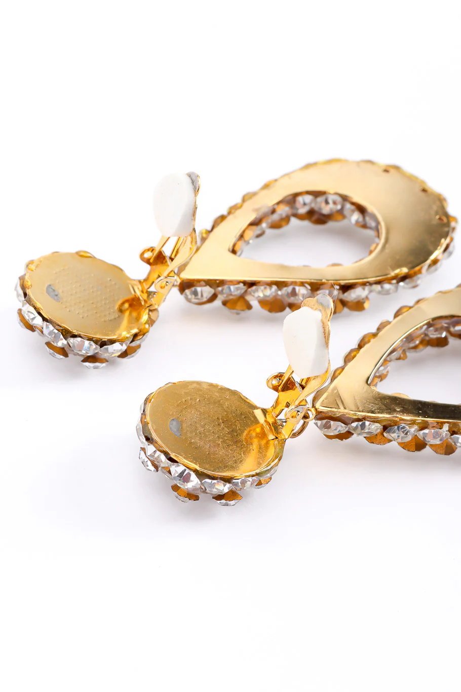Rhinestone Teardrop Earrings - Image 8