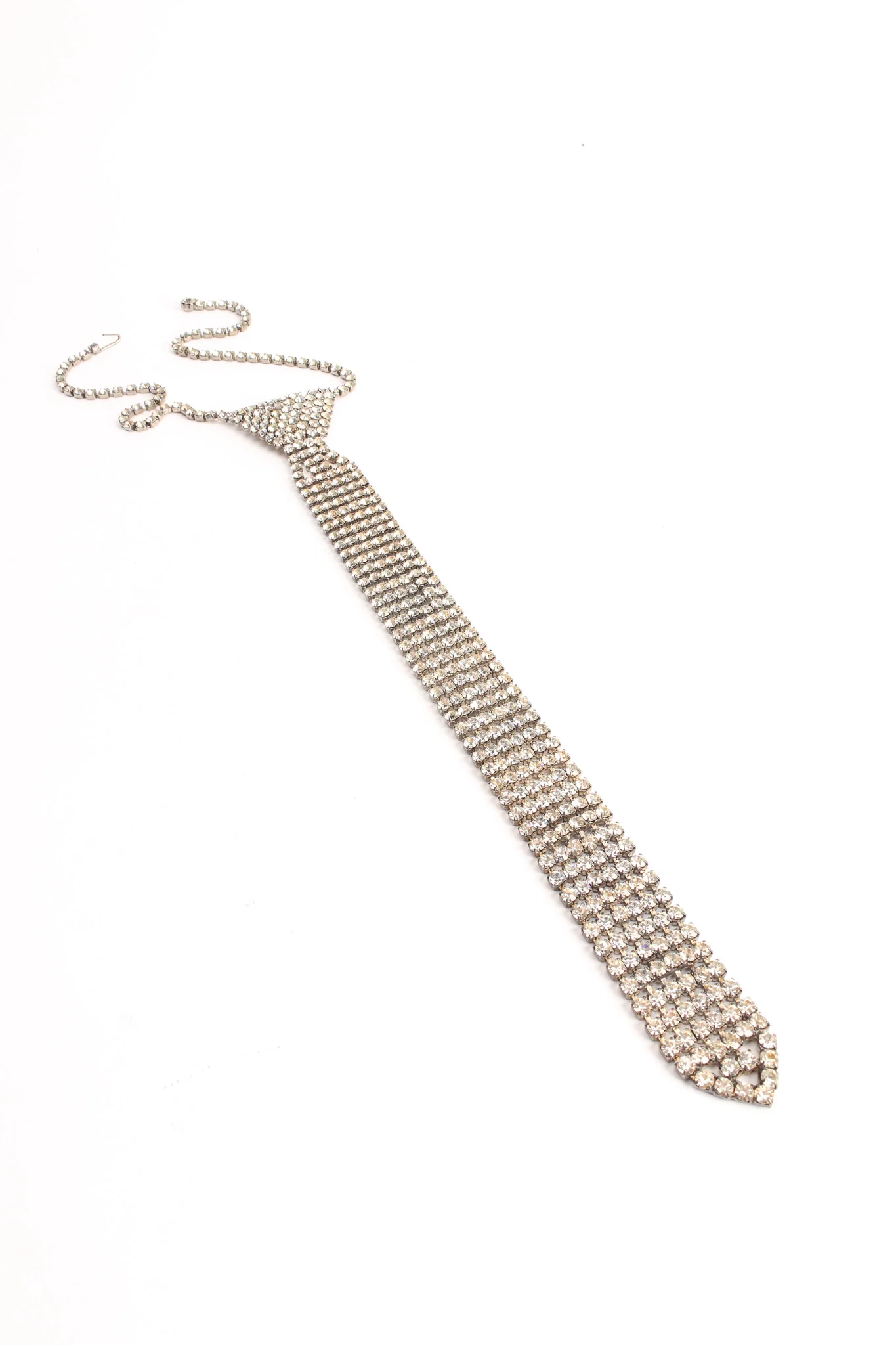 Rhinestone Tie Necklace - Image 4