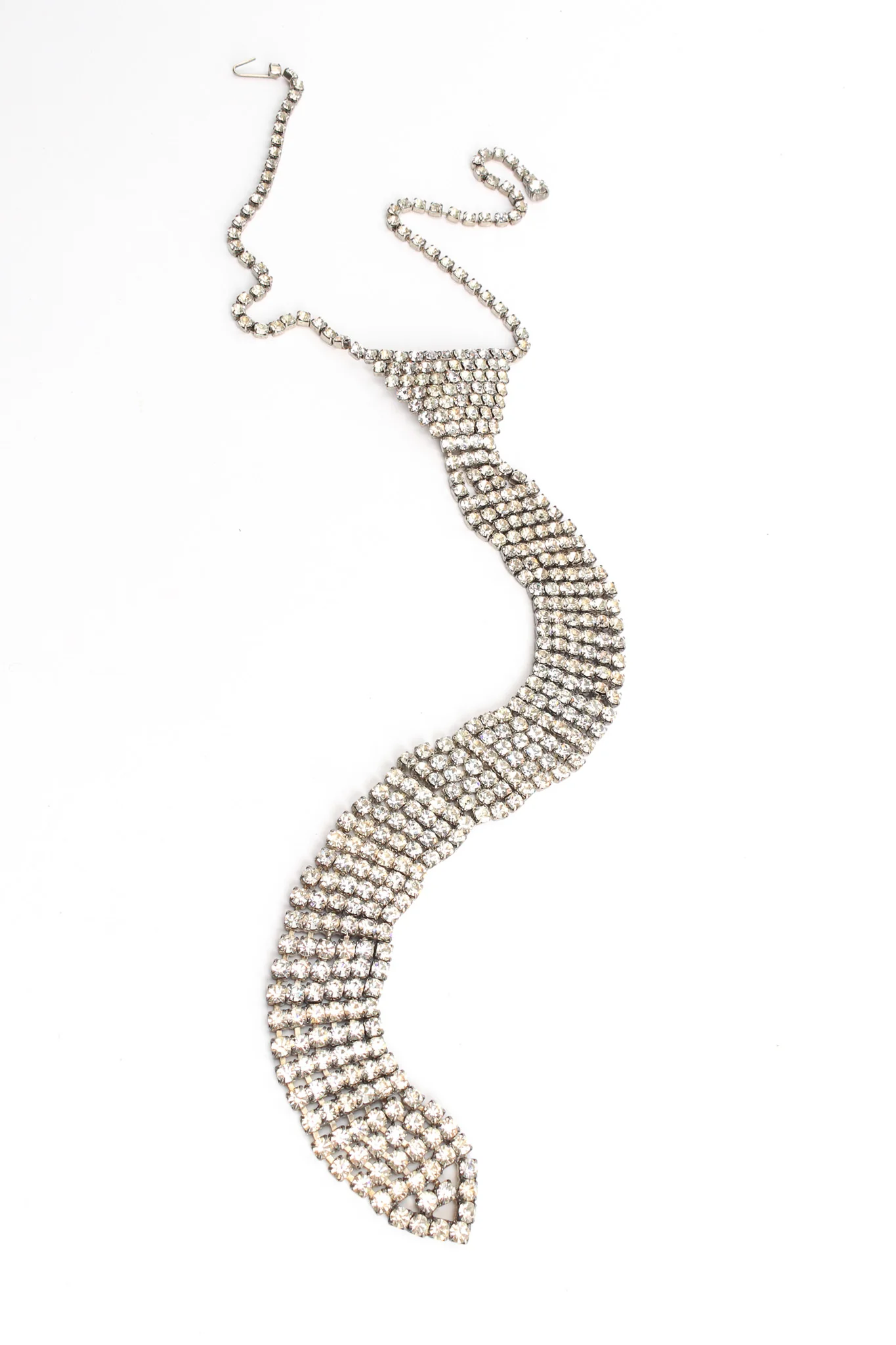Rhinestone Tie Necklace - Image 5
