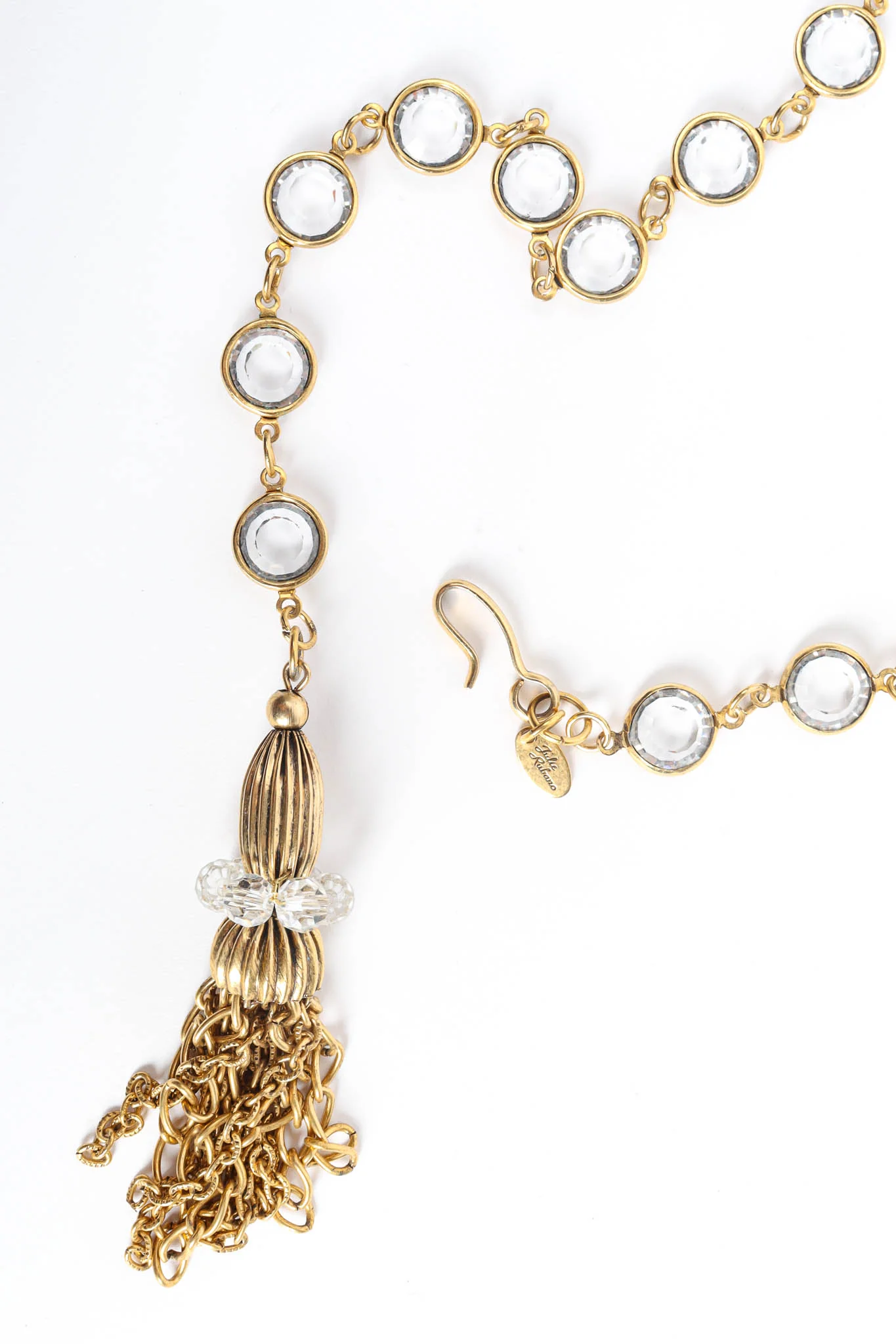 Crystal Stone Bib Drape Necklace - Image 8