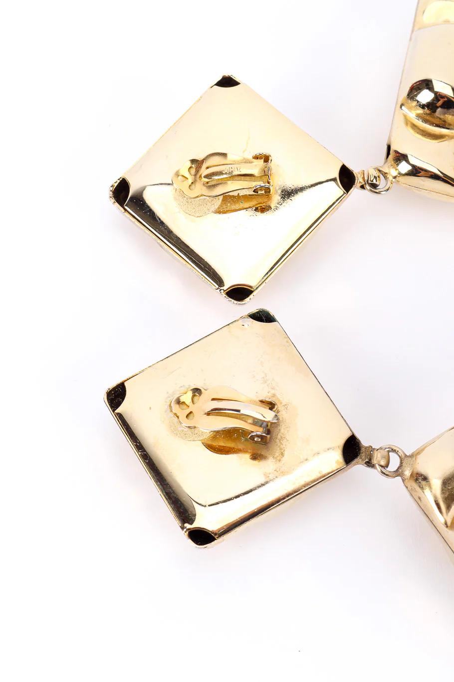 Rhombus Bubble Drop Earrings - Image 5