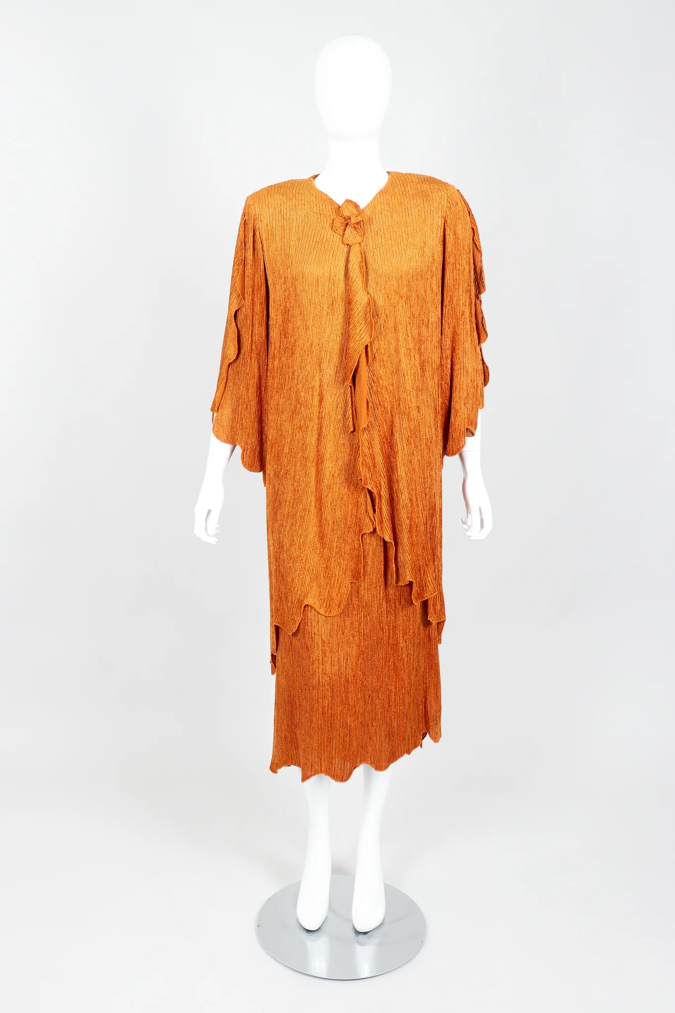 Ribbed Chenille Belted Jacket & Skirt Set - Image 6